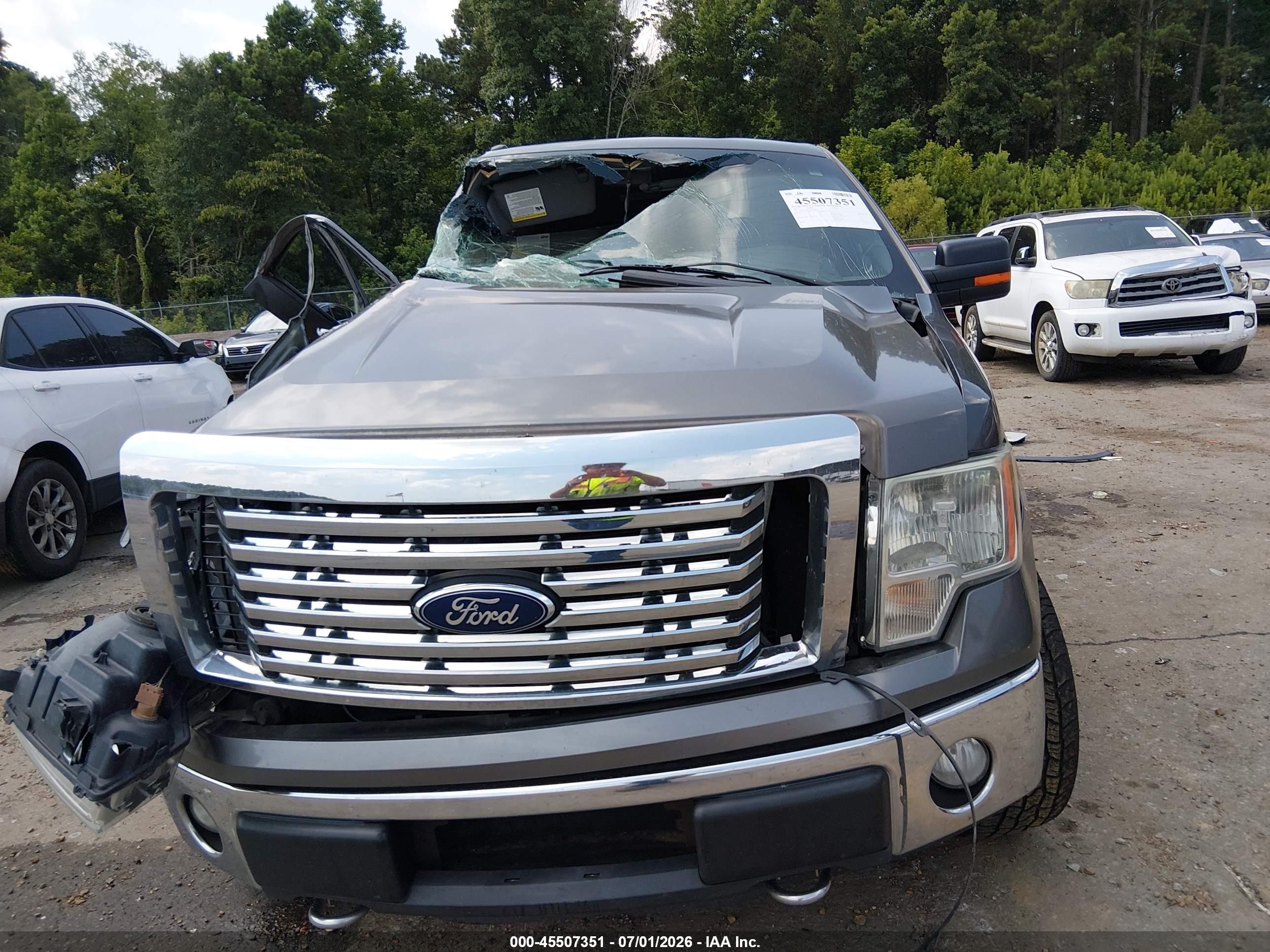 2012 Ford F-150 Xlt Gray vin: 1FTFW1EF2CKD29870