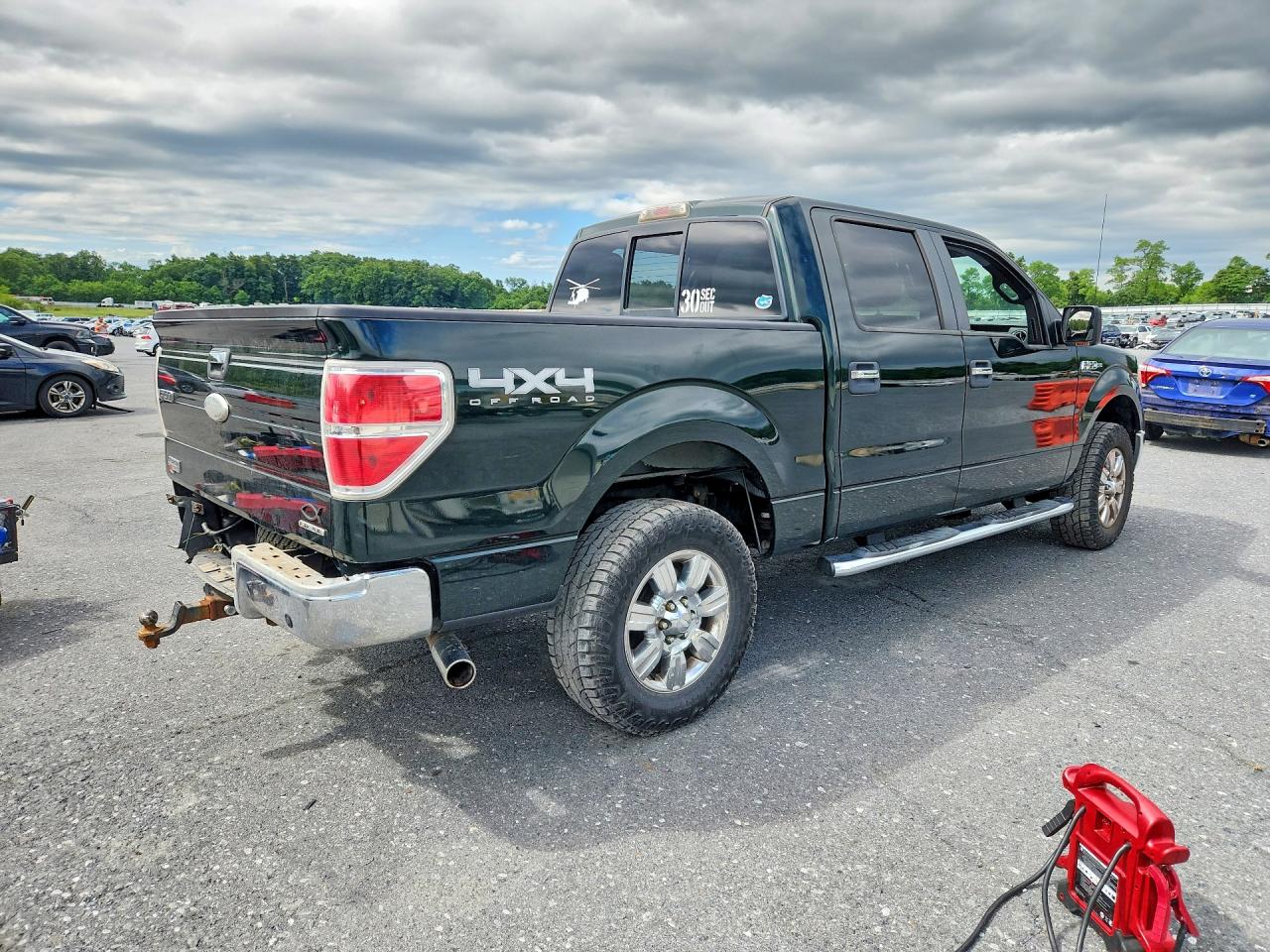 2012 Ford F150 Supercrew Green vin: 1FTFW1EF2CKD36348