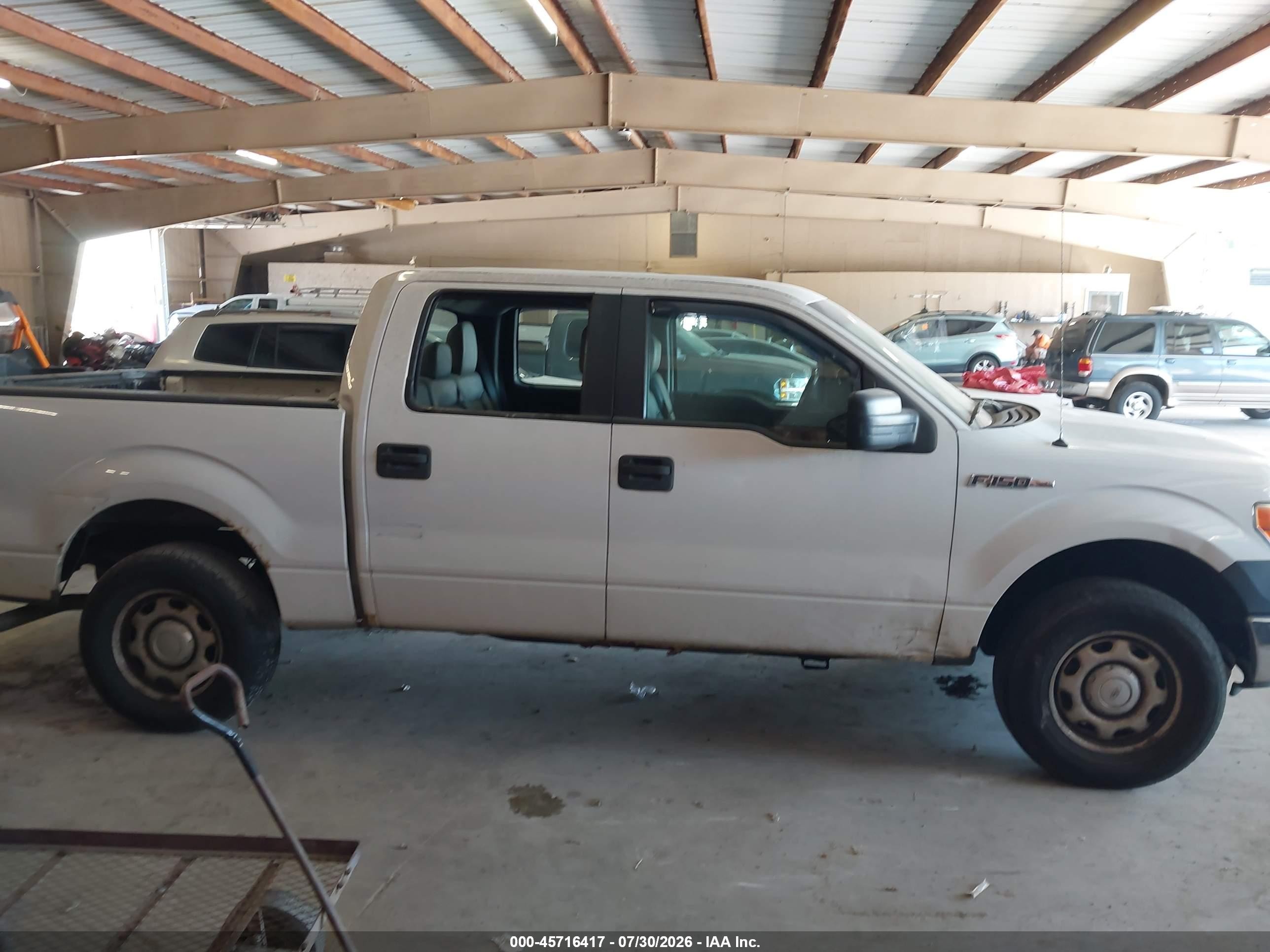 2012 Ford F-150 Xl White vin: 1FTFW1EF2CKE34599