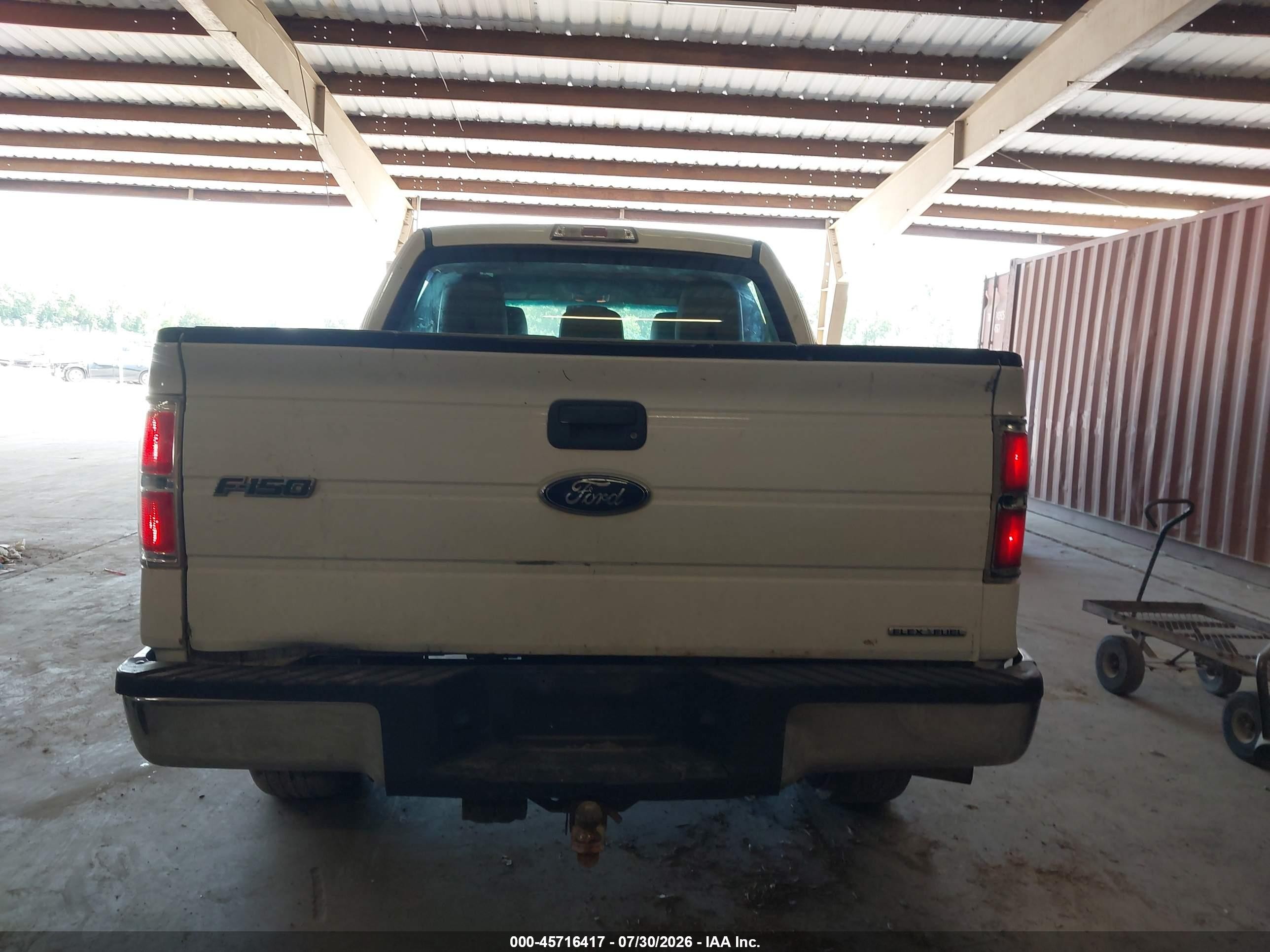 2012 Ford F-150 Xl White vin: 1FTFW1EF2CKE34599