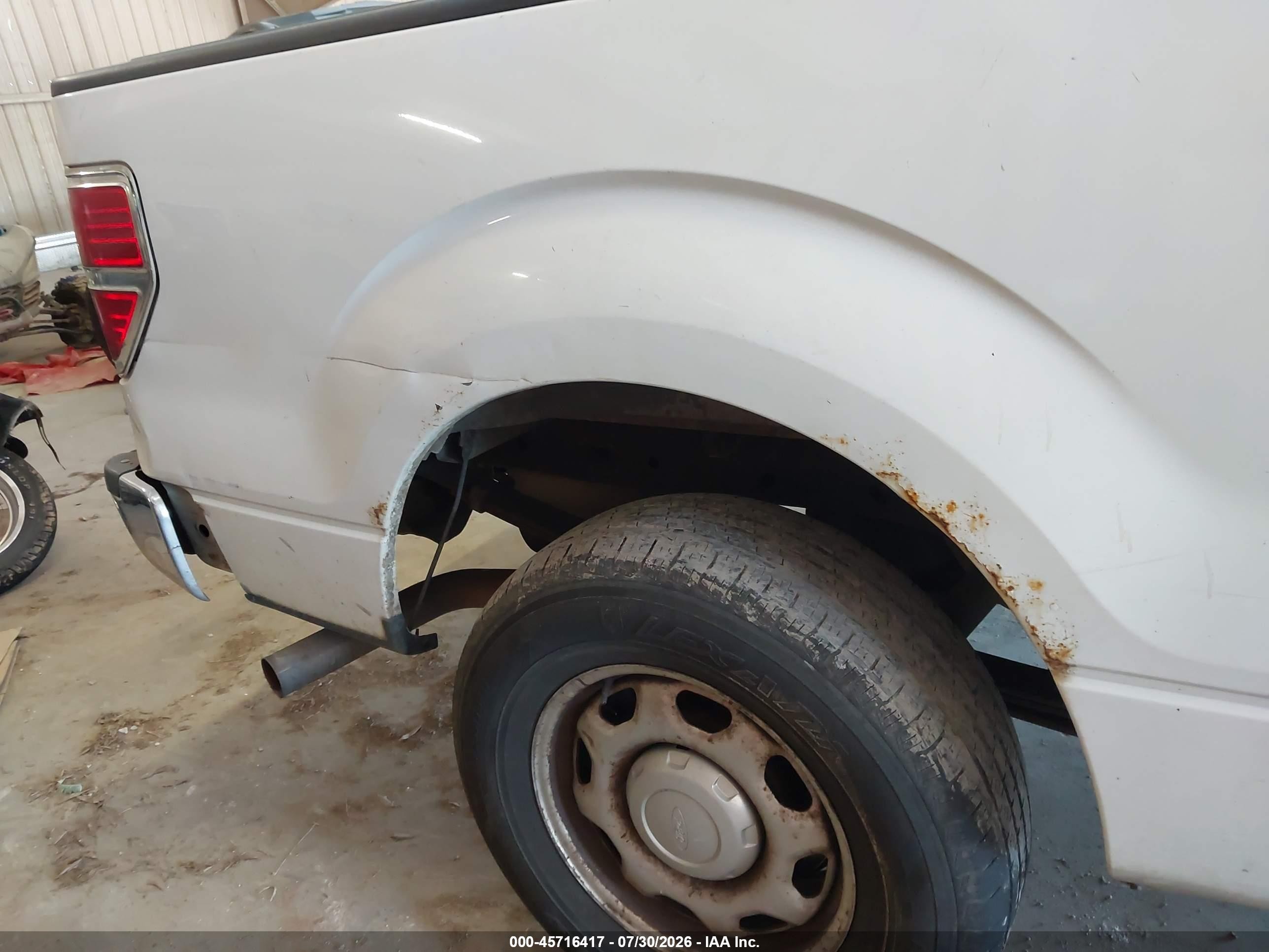 2012 Ford F-150 Xl White vin: 1FTFW1EF2CKE34599