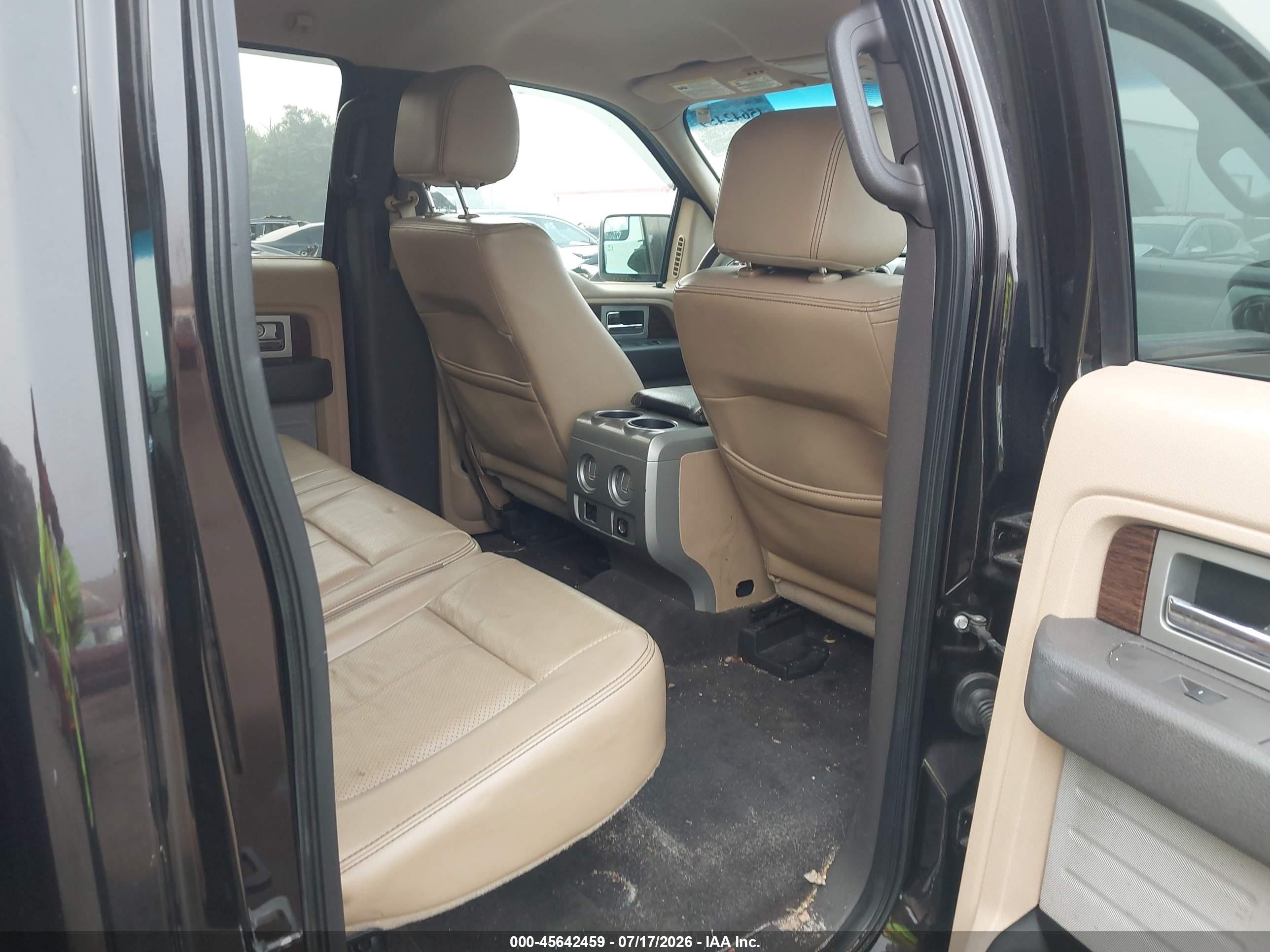 2013 Ford F-150 Lariat Black vin: 1FTFW1EF2DFA57962