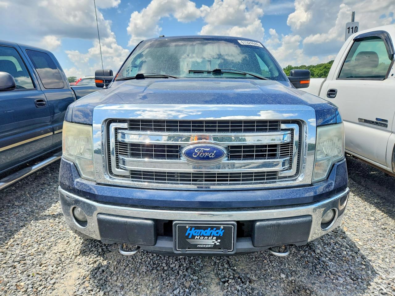 2013 Ford F150 Supercrew Blue vin: 1FTFW1EF2DFB27413