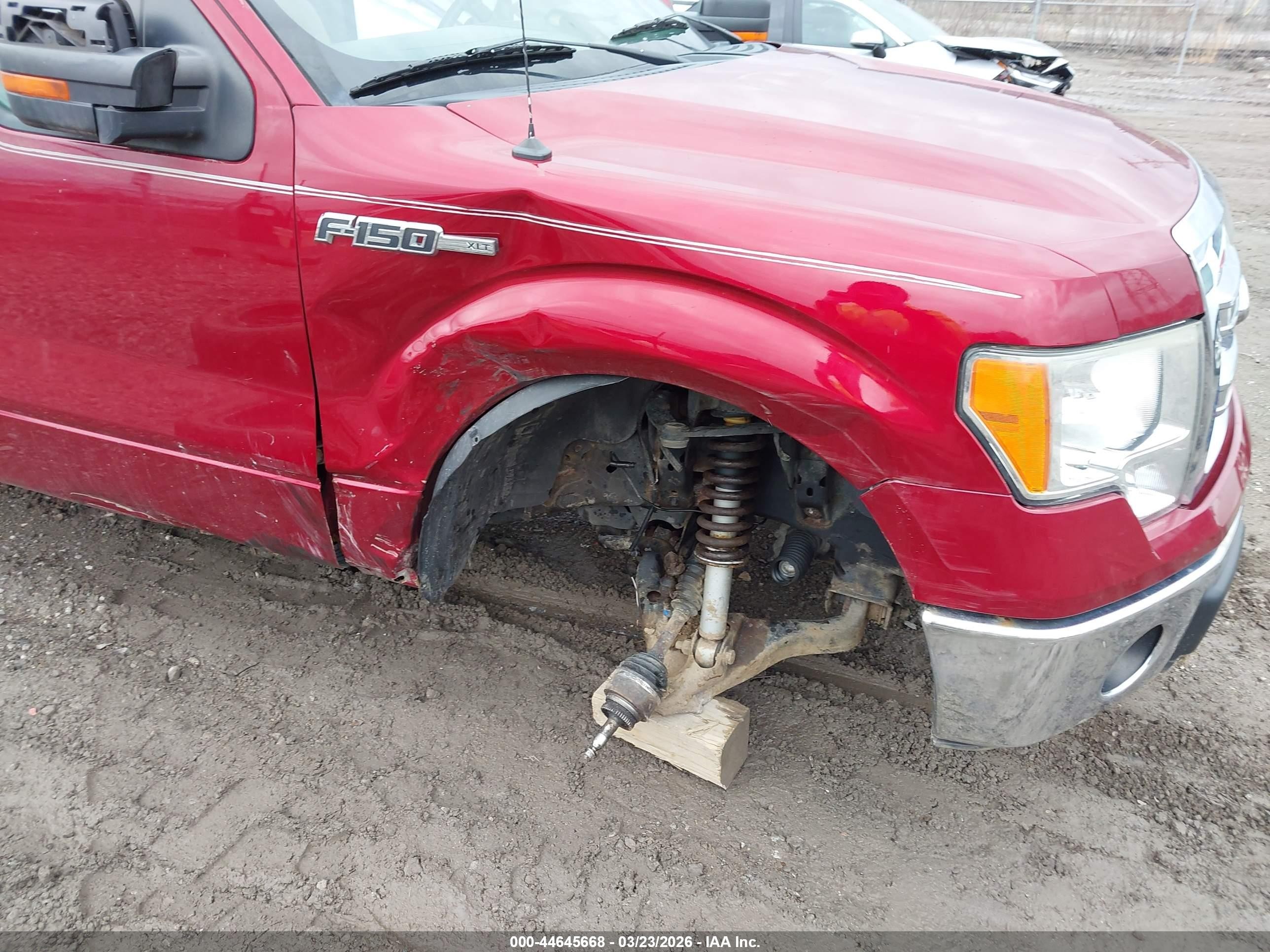 2013 Ford F-150 Xlt Red vin: 1FTFW1EF2DFB35513