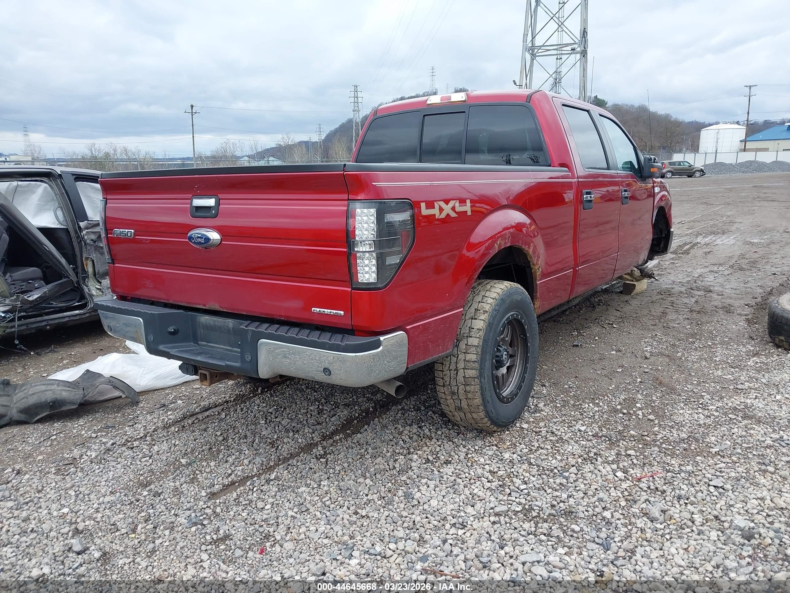 2013 Ford F-150 Xlt Red vin: 1FTFW1EF2DFB35513