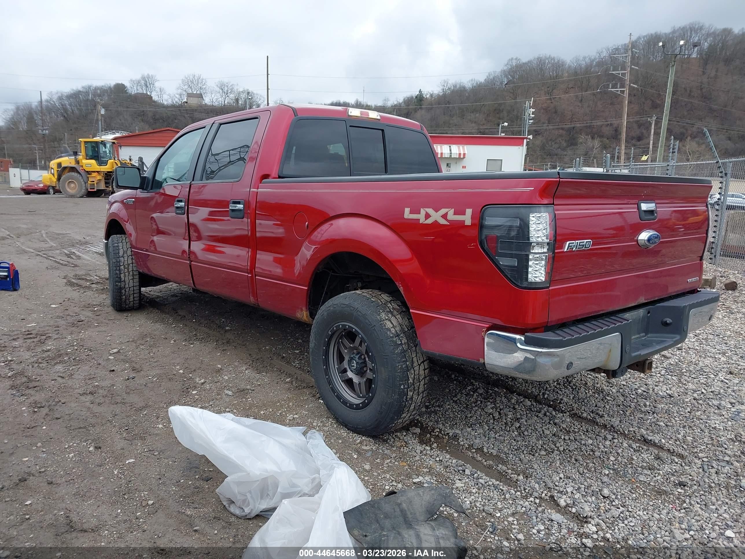 2013 Ford F-150 Xlt Red vin: 1FTFW1EF2DFB35513