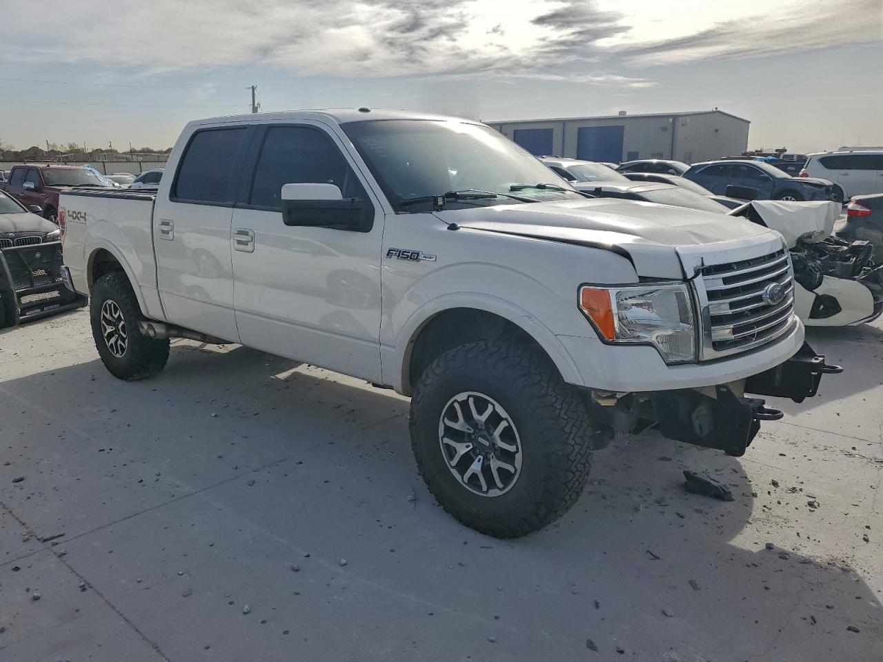 2013 Ford F150 White vin: 1FTFW1EF2DFC71480