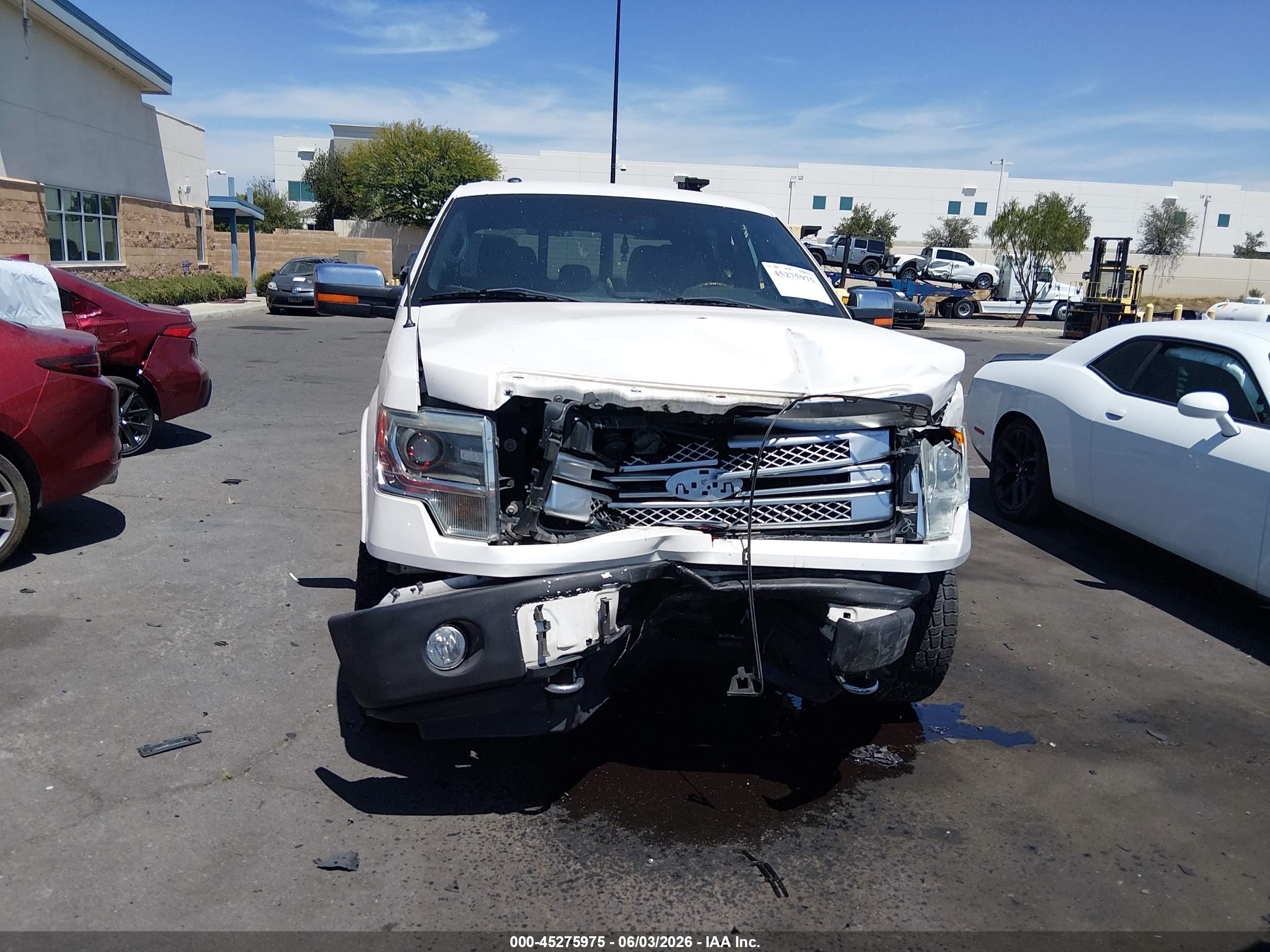 2013 Ford F-150 Platinum White vin: 1FTFW1EF2DFD11377