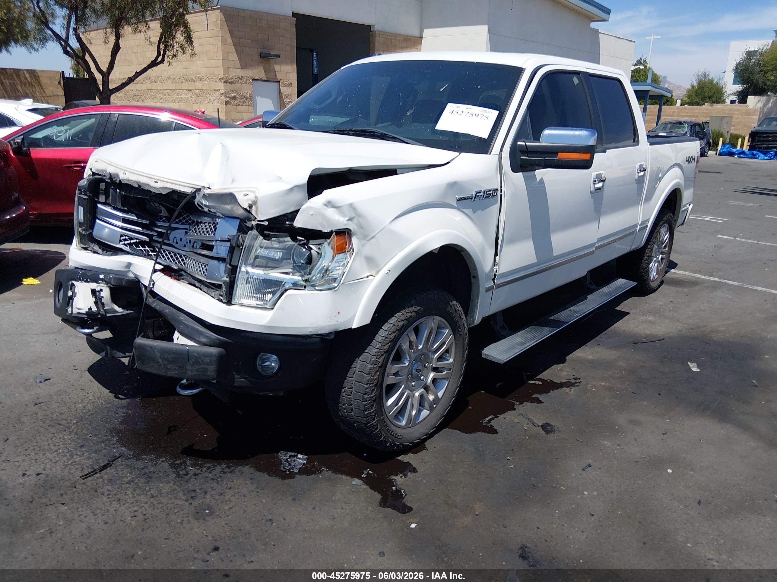 2013 Ford F-150 Platinum White vin: 1FTFW1EF2DFD11377