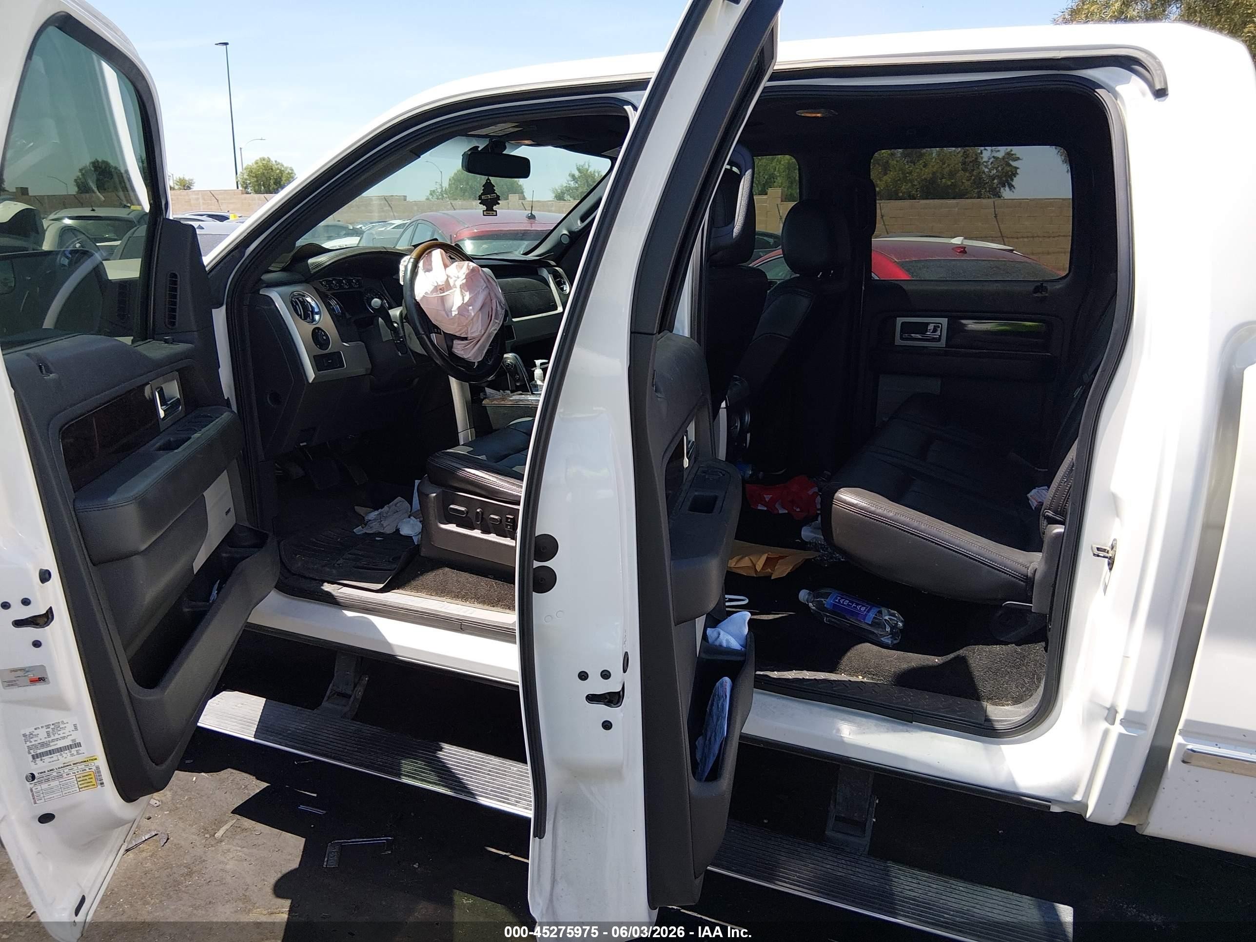 2013 Ford F-150 Platinum White vin: 1FTFW1EF2DFD11377