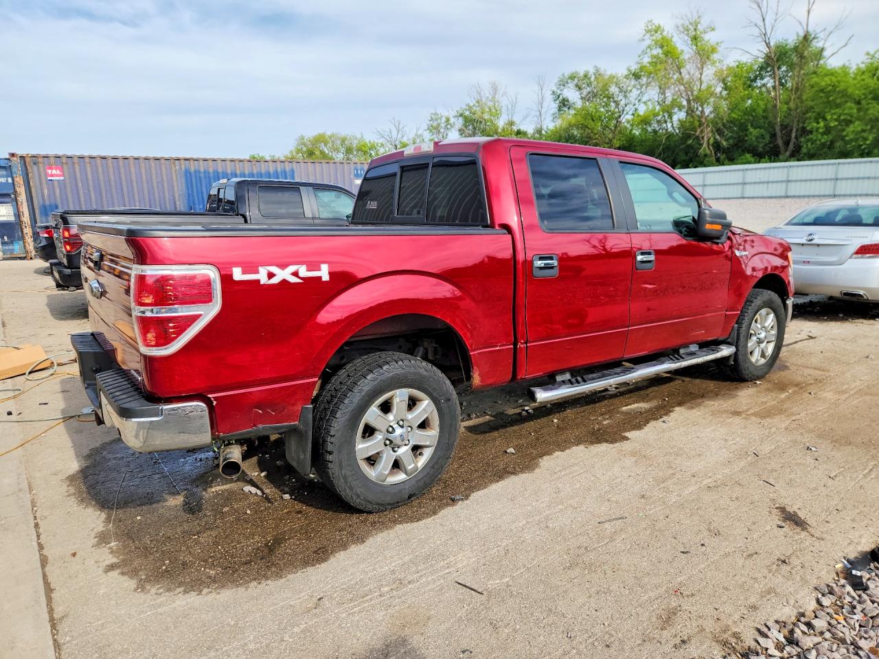 2013 Ford F150 Supercrew Red vin: 1FTFW1EF2DFD38899