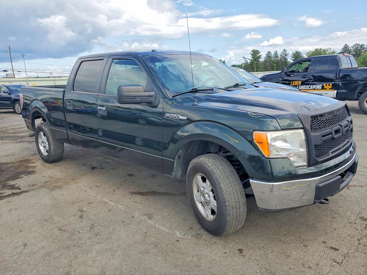 2013 Ford F150 Supercrew Green vin: 1FTFW1EF2DFD70686