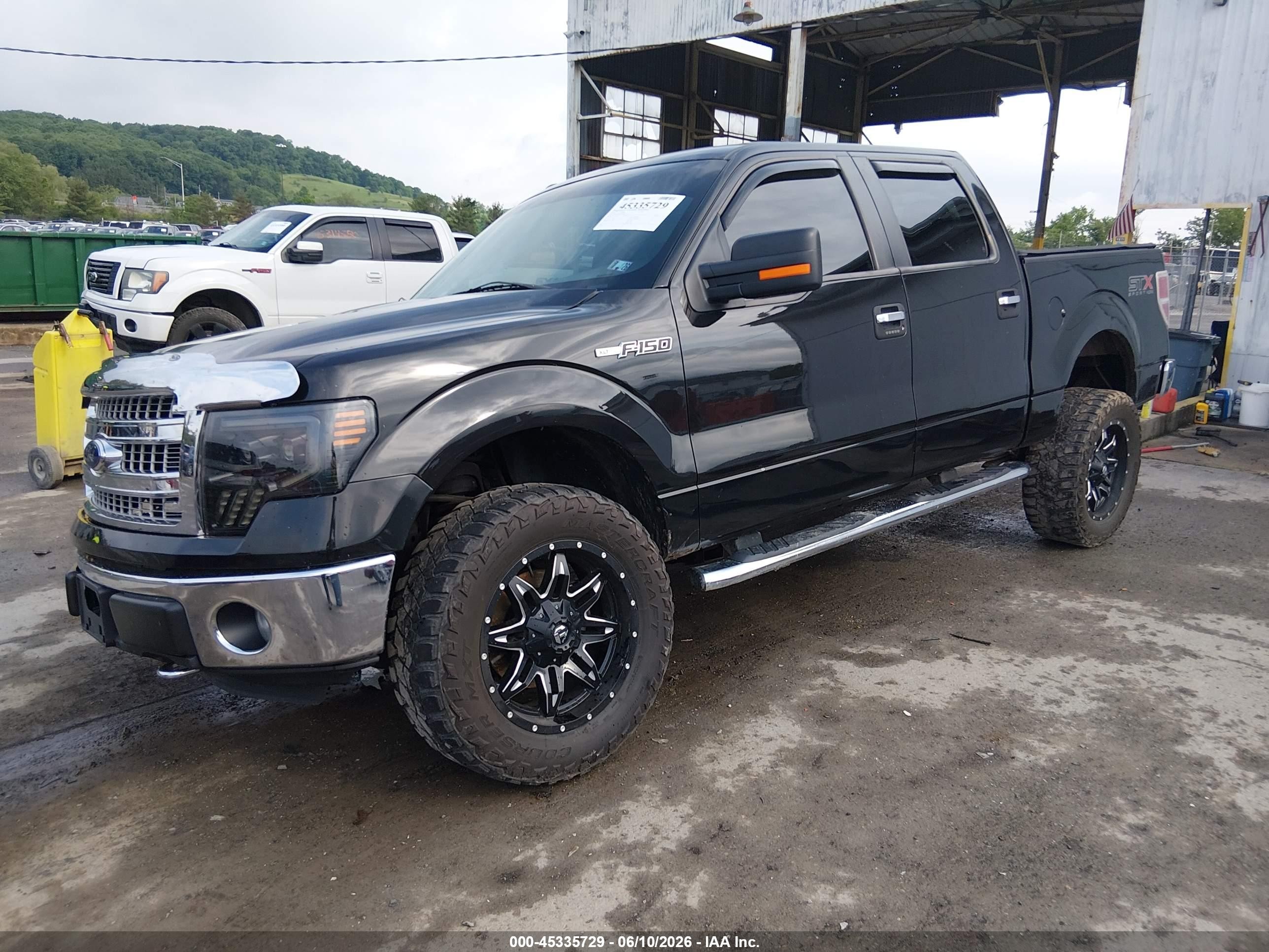 2013 Ford F-150 Xlt Black vin: 1FTFW1EF2DFD98018