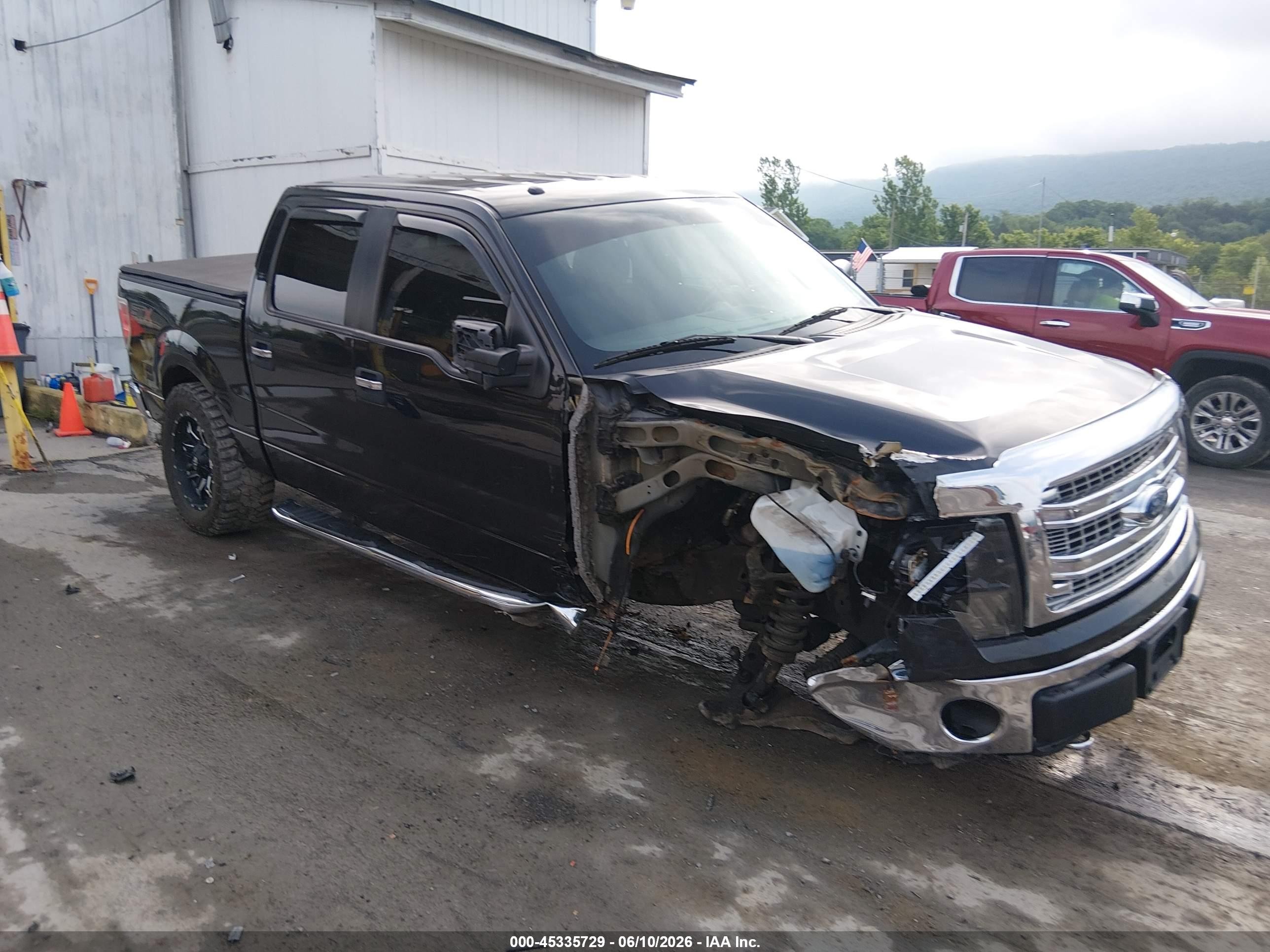 2013 Ford F-150 Xlt Black vin: 1FTFW1EF2DFD98018
