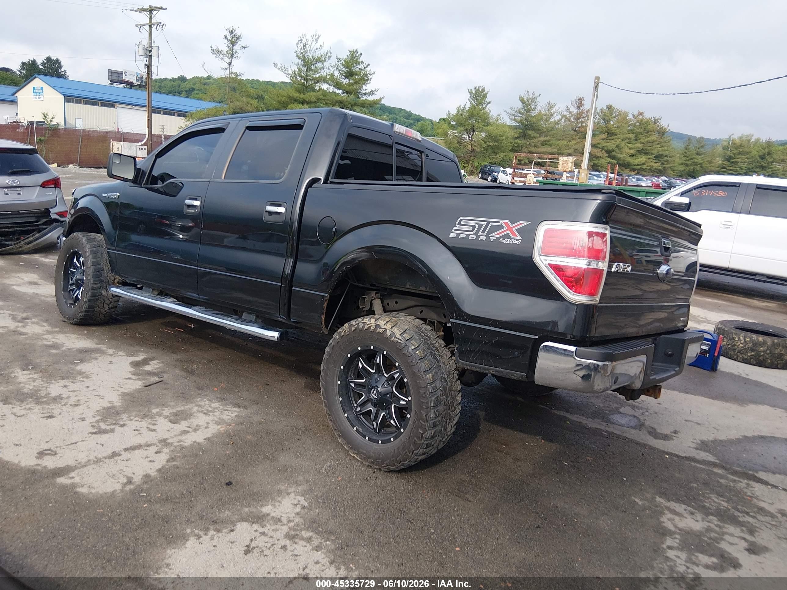 2013 Ford F-150 Xlt Black vin: 1FTFW1EF2DFD98018