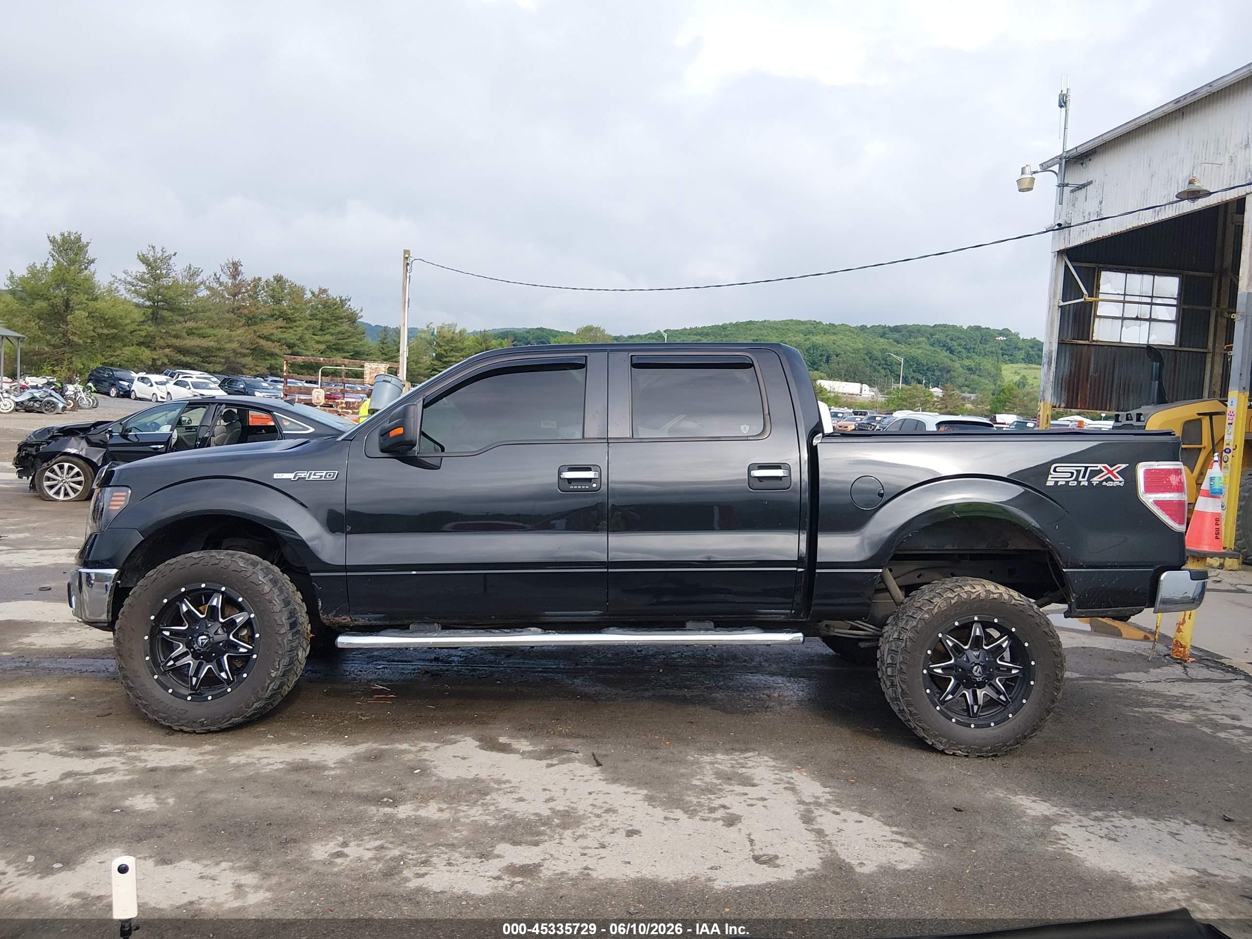 2013 Ford F-150 Xlt Black vin: 1FTFW1EF2DFD98018