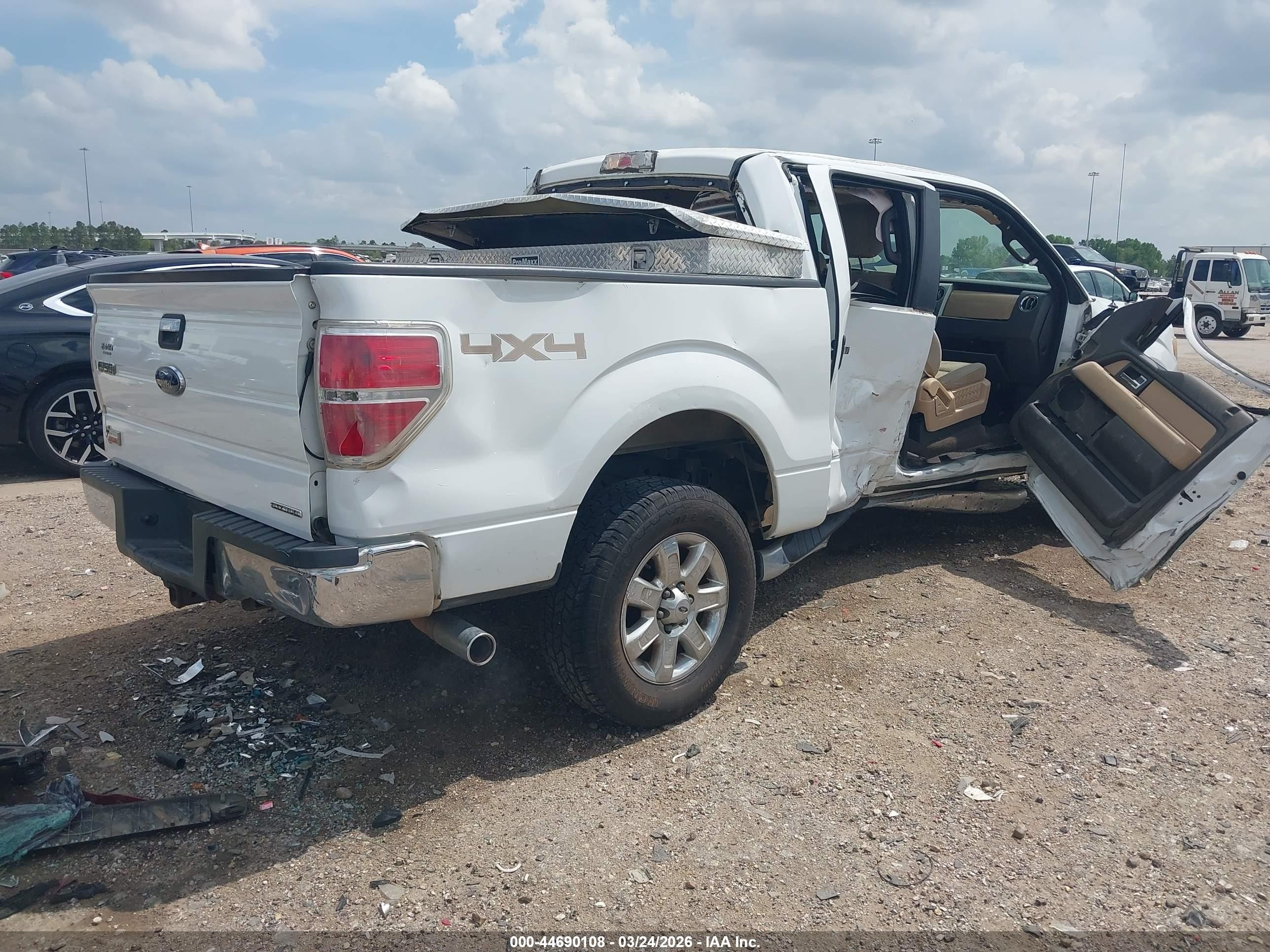 2013 Ford F-150 Xlt Белый vin: 1FTFW1EF2DKD64538