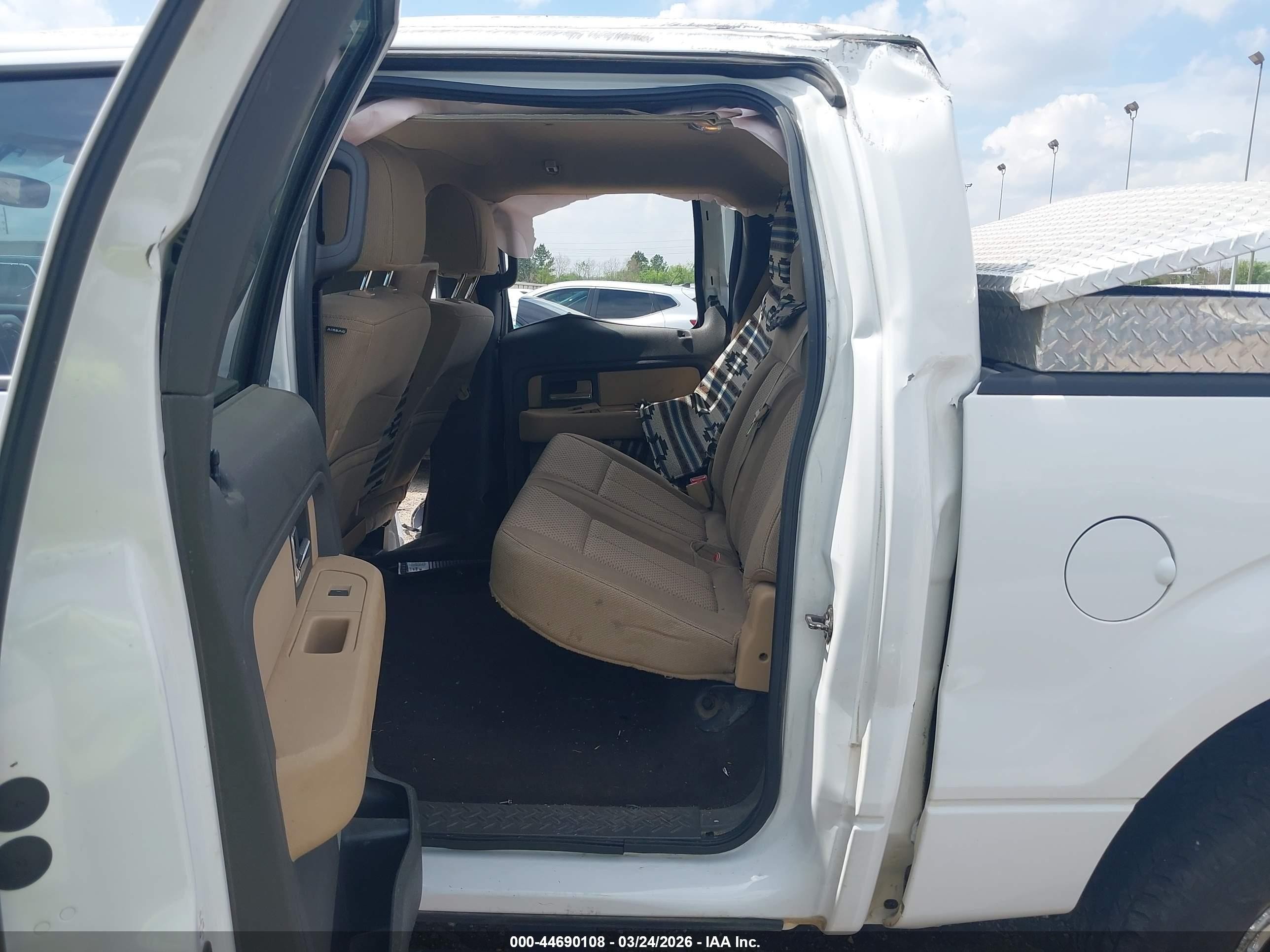 2013 Ford F-150 Xlt Белый vin: 1FTFW1EF2DKD64538