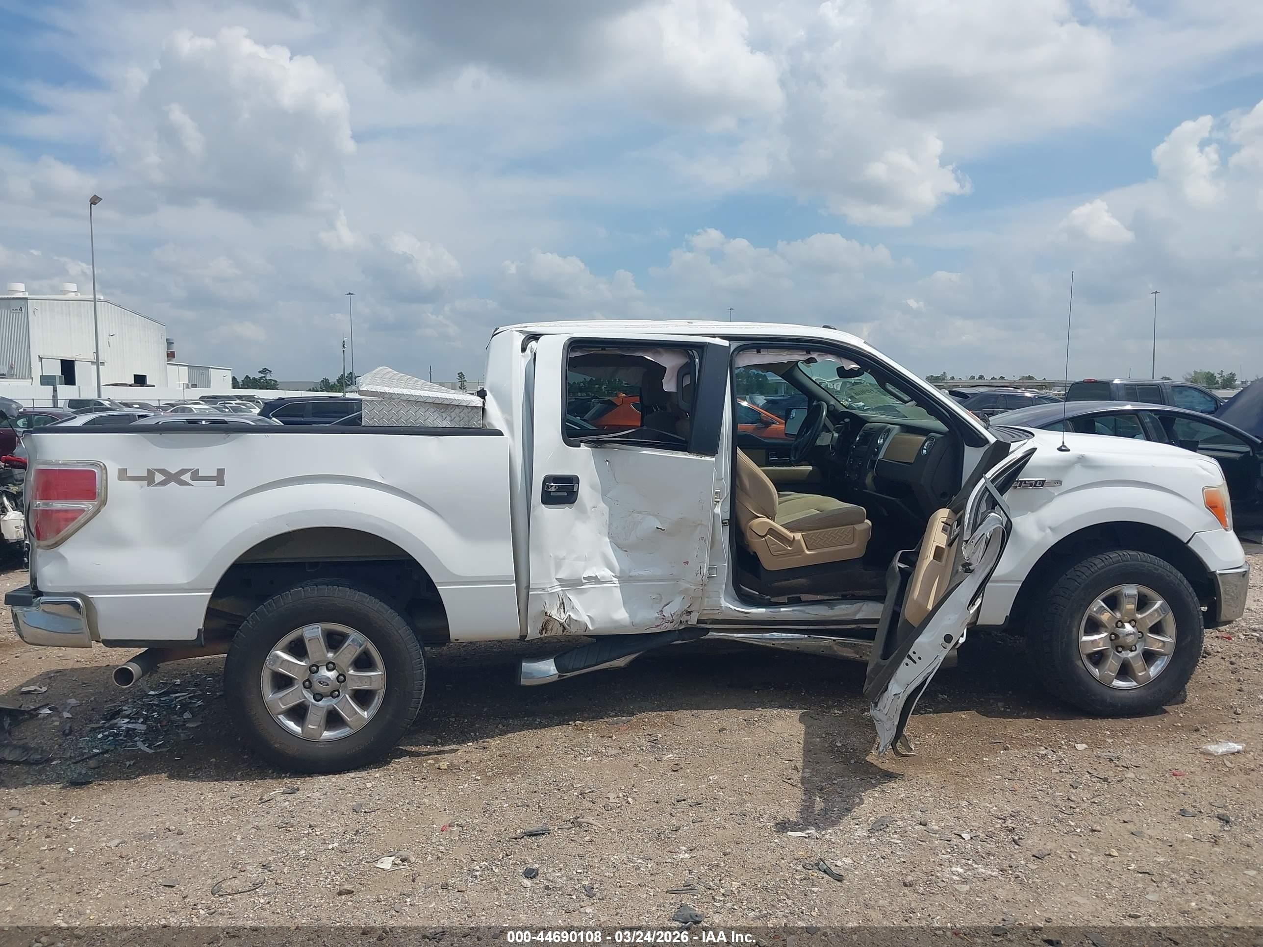 2013 Ford F-150 Xlt Белый vin: 1FTFW1EF2DKD64538