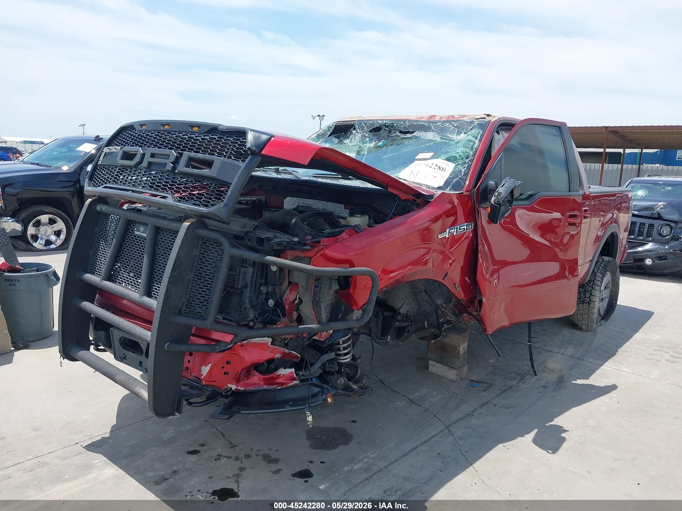 2013 Ford F-150 Fx4 Burgundy vin: 1FTFW1EF2DKD72381