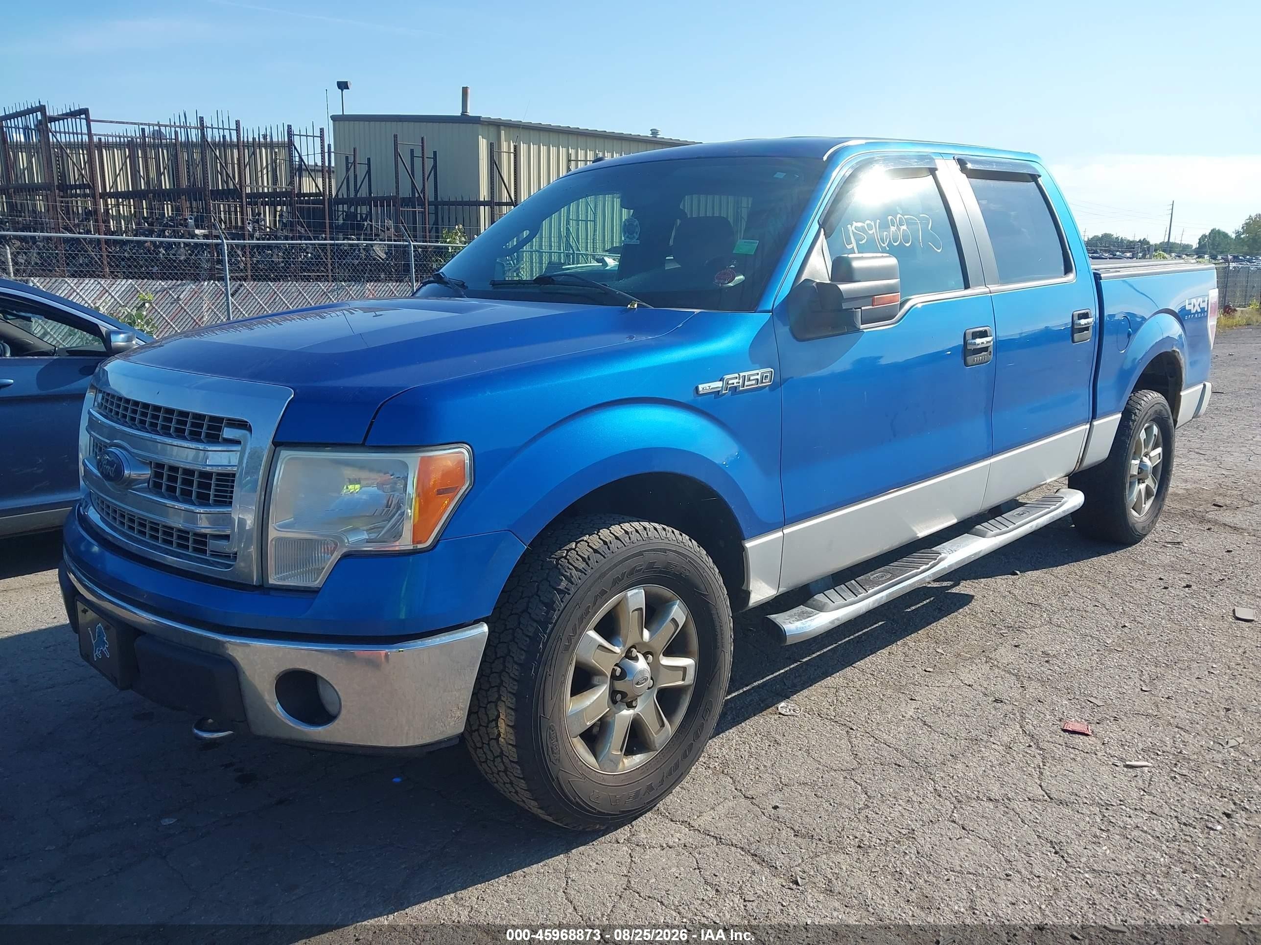 2013 Ford F-150 Xlt Синий vin: 1FTFW1EF2DKD92730