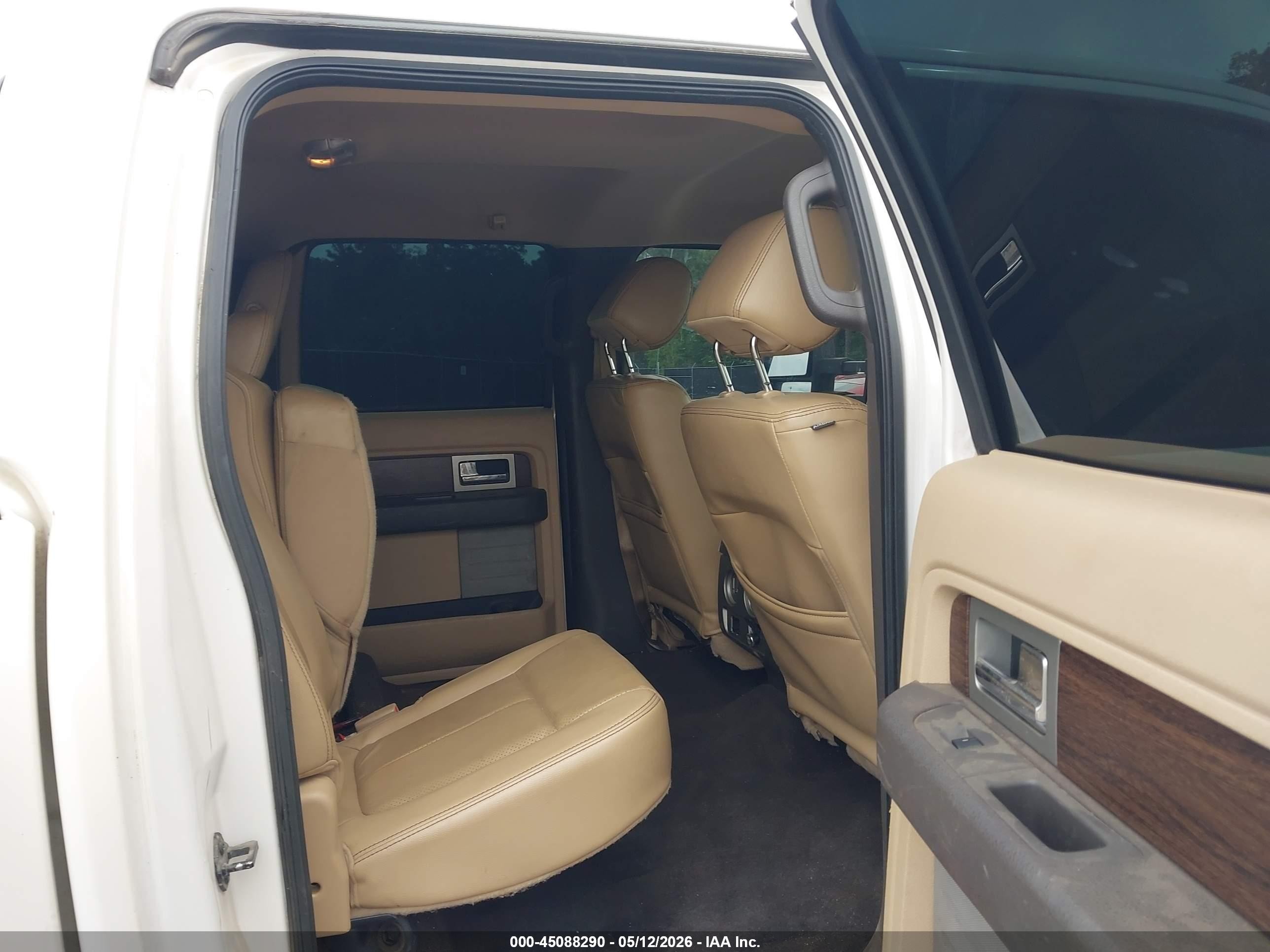 2013 Ford F-150 Lariat White vin: 1FTFW1EF2DKE14693
