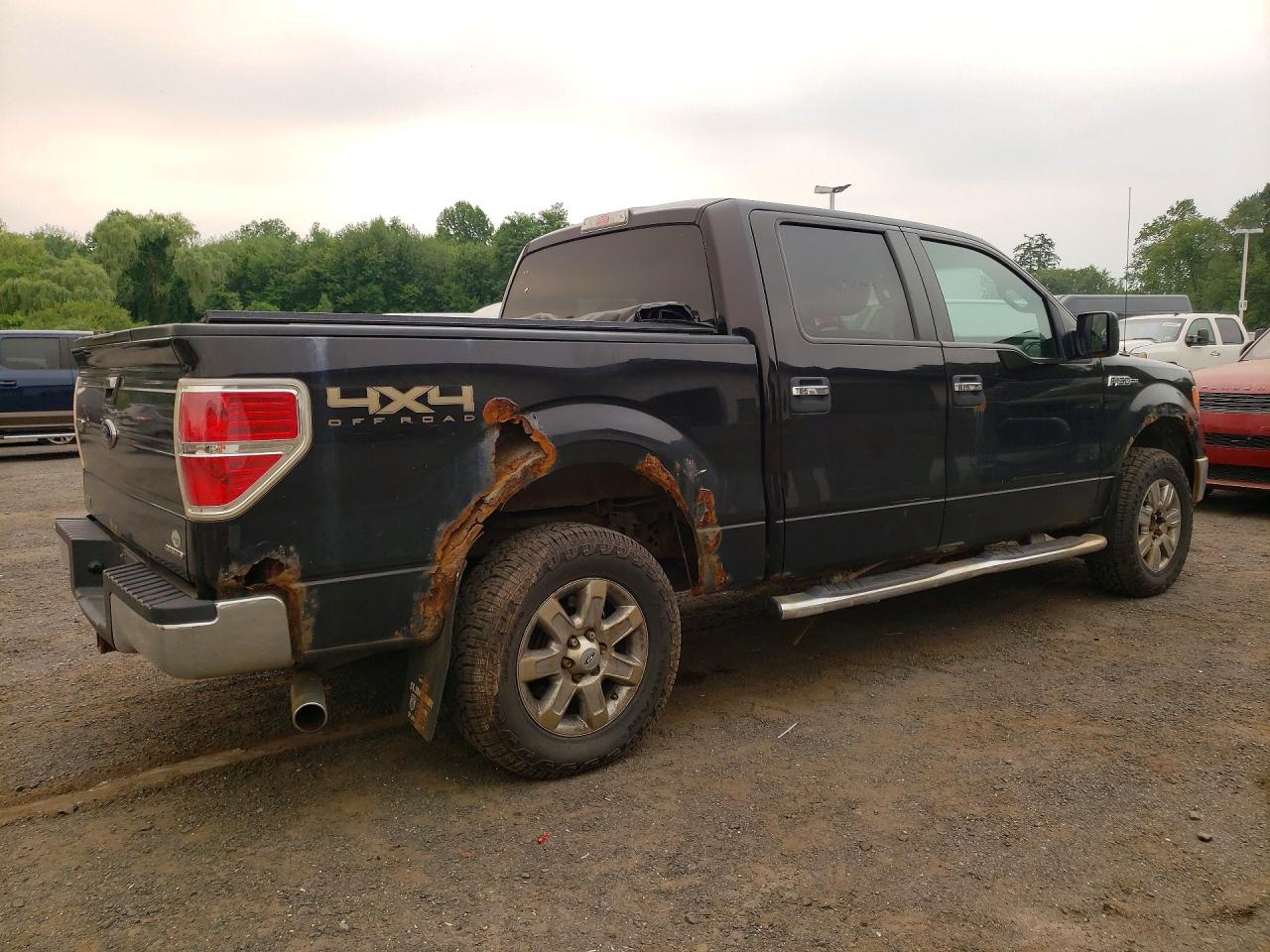 2013 Ford F150 Black vin: 1FTFW1EF2DKF34736