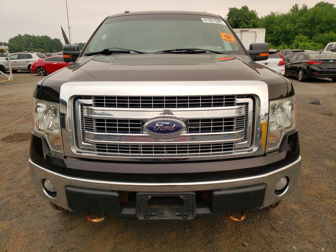2013 Ford F150 Black vin: 1FTFW1EF2DKF34736