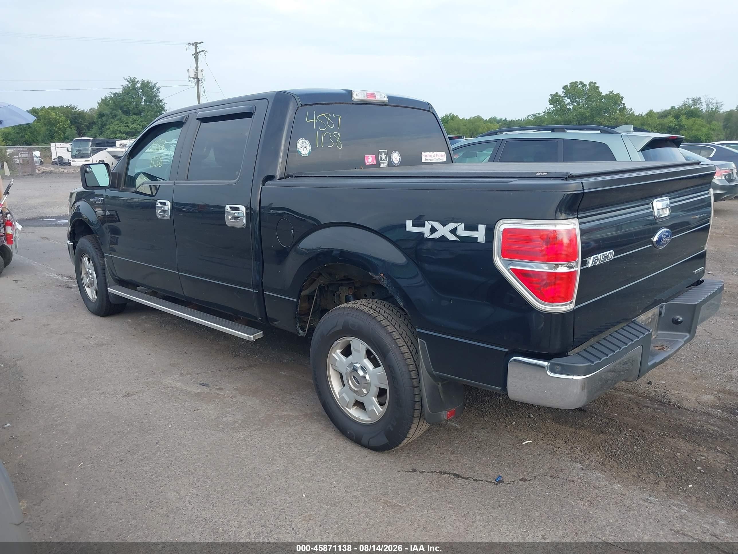 2013 Ford F-150 Xlt Black vin: 1FTFW1EF2DKF81183