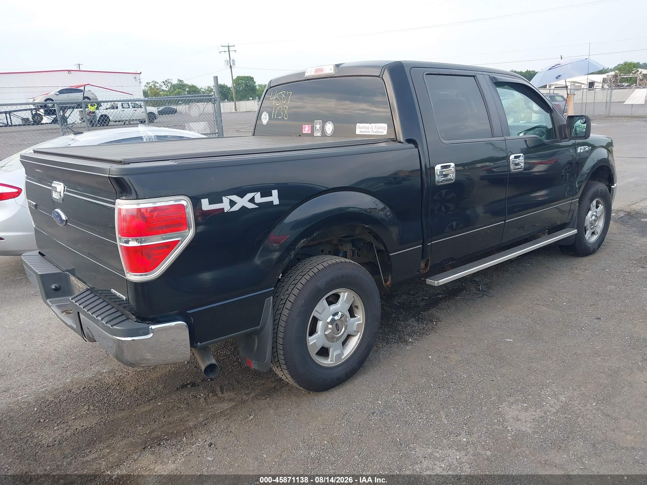 2013 Ford F-150 Xlt Black vin: 1FTFW1EF2DKF81183