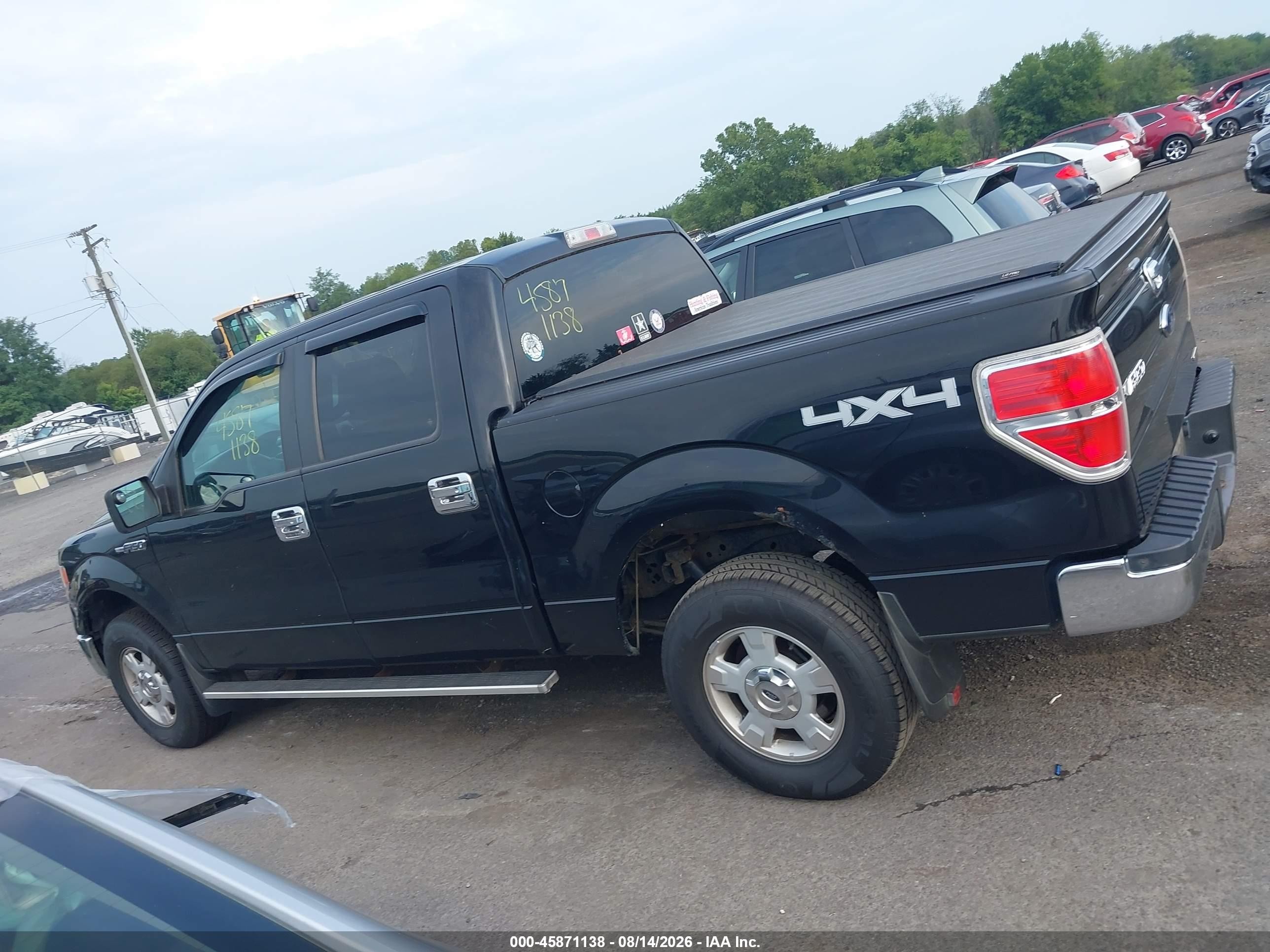2013 Ford F-150 Xlt Black vin: 1FTFW1EF2DKF81183