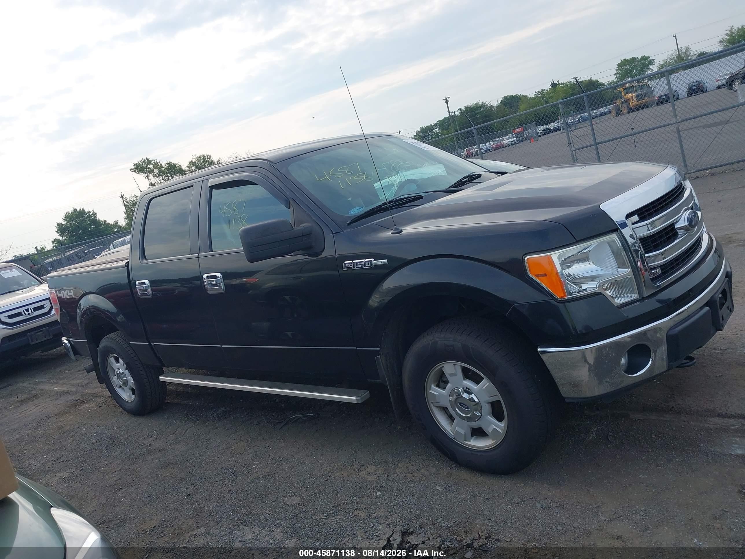 2013 Ford F-150 Xlt Black vin: 1FTFW1EF2DKF81183