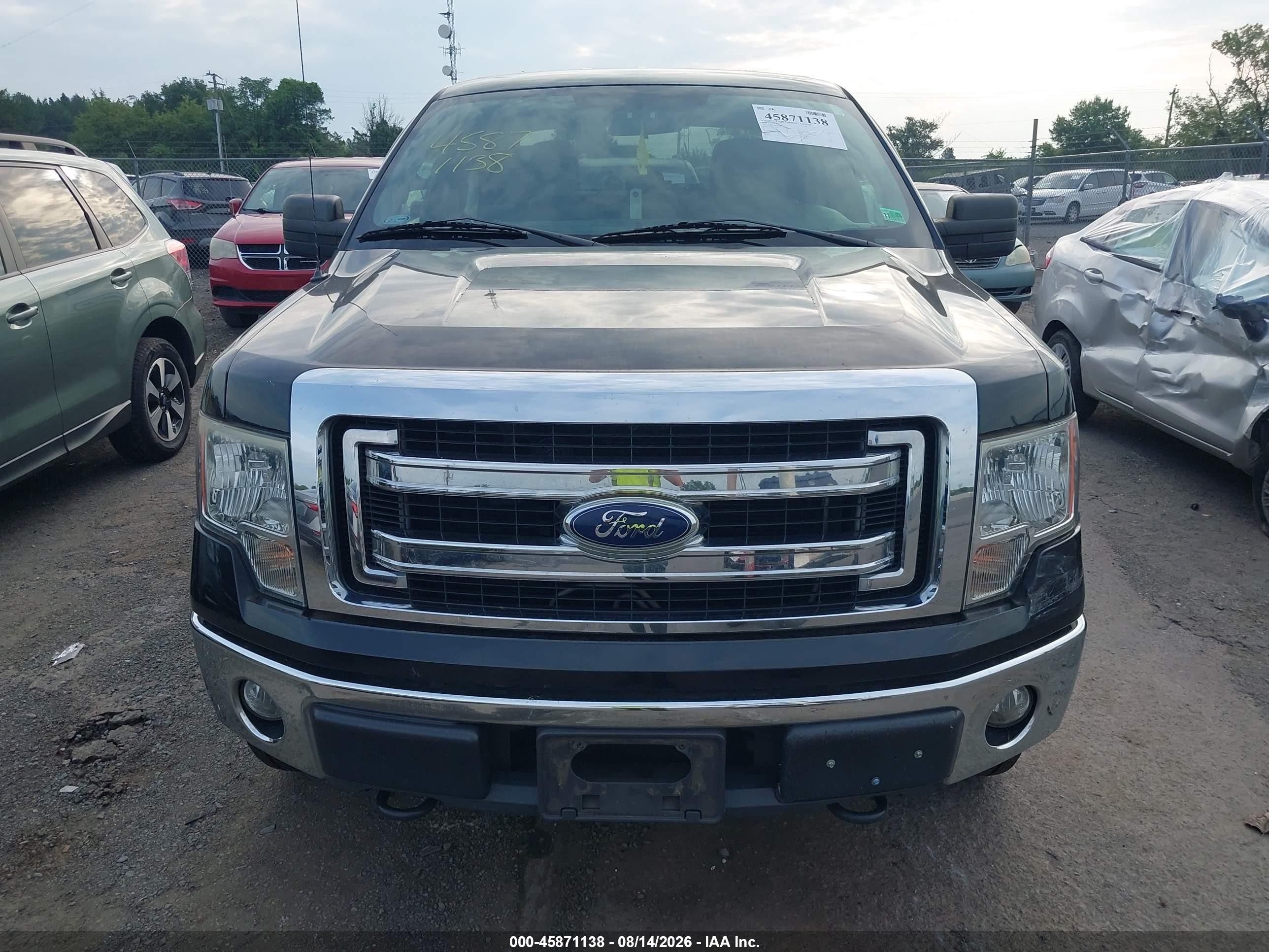 2013 Ford F-150 Xlt Black vin: 1FTFW1EF2DKF81183