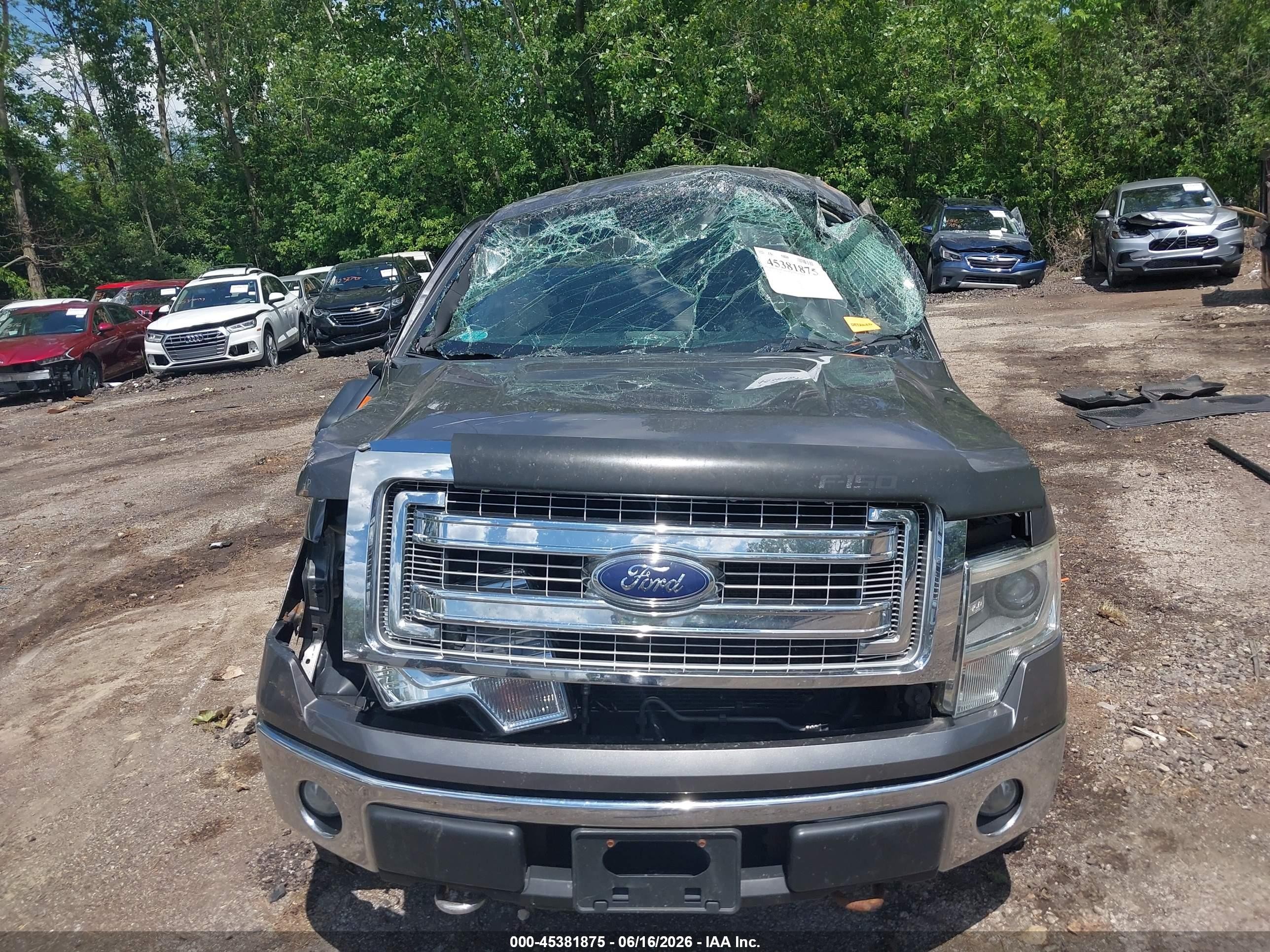 2014 Ford F-150 Xlt Gray vin: 1FTFW1EF2EFA36790