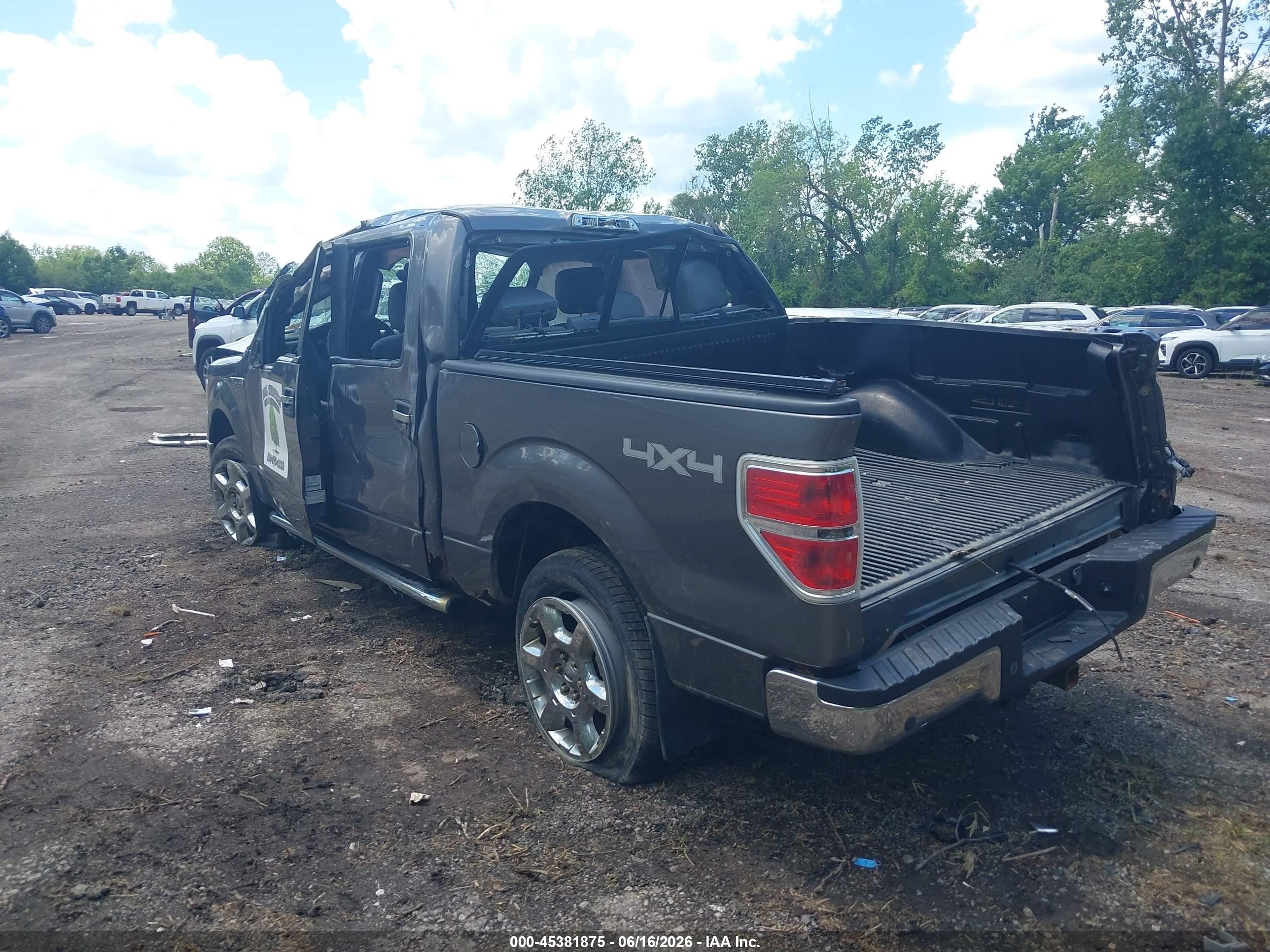 2014 Ford F-150 Xlt Gray vin: 1FTFW1EF2EFA36790