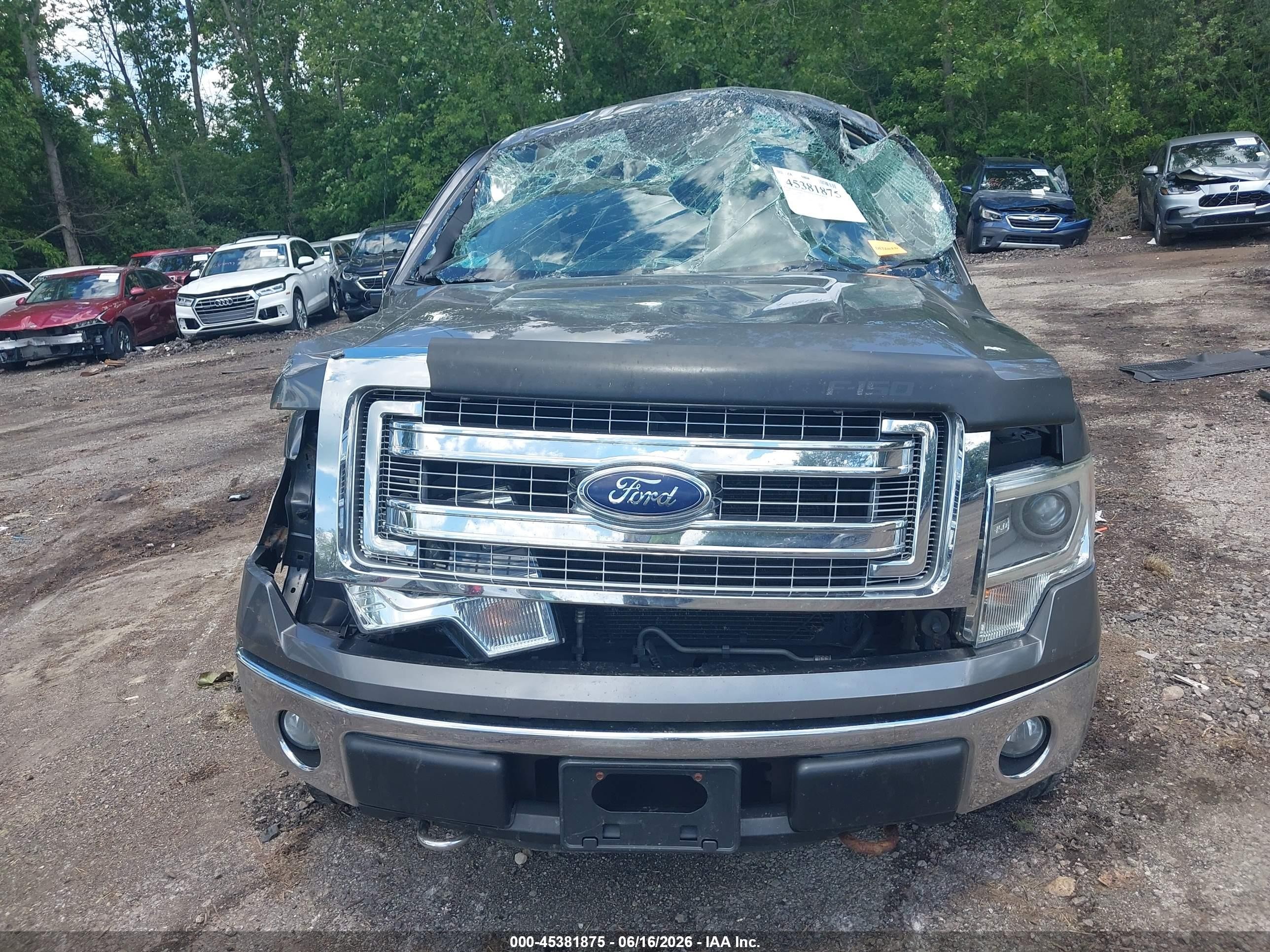 2014 Ford F-150 Xlt Gray vin: 1FTFW1EF2EFA36790