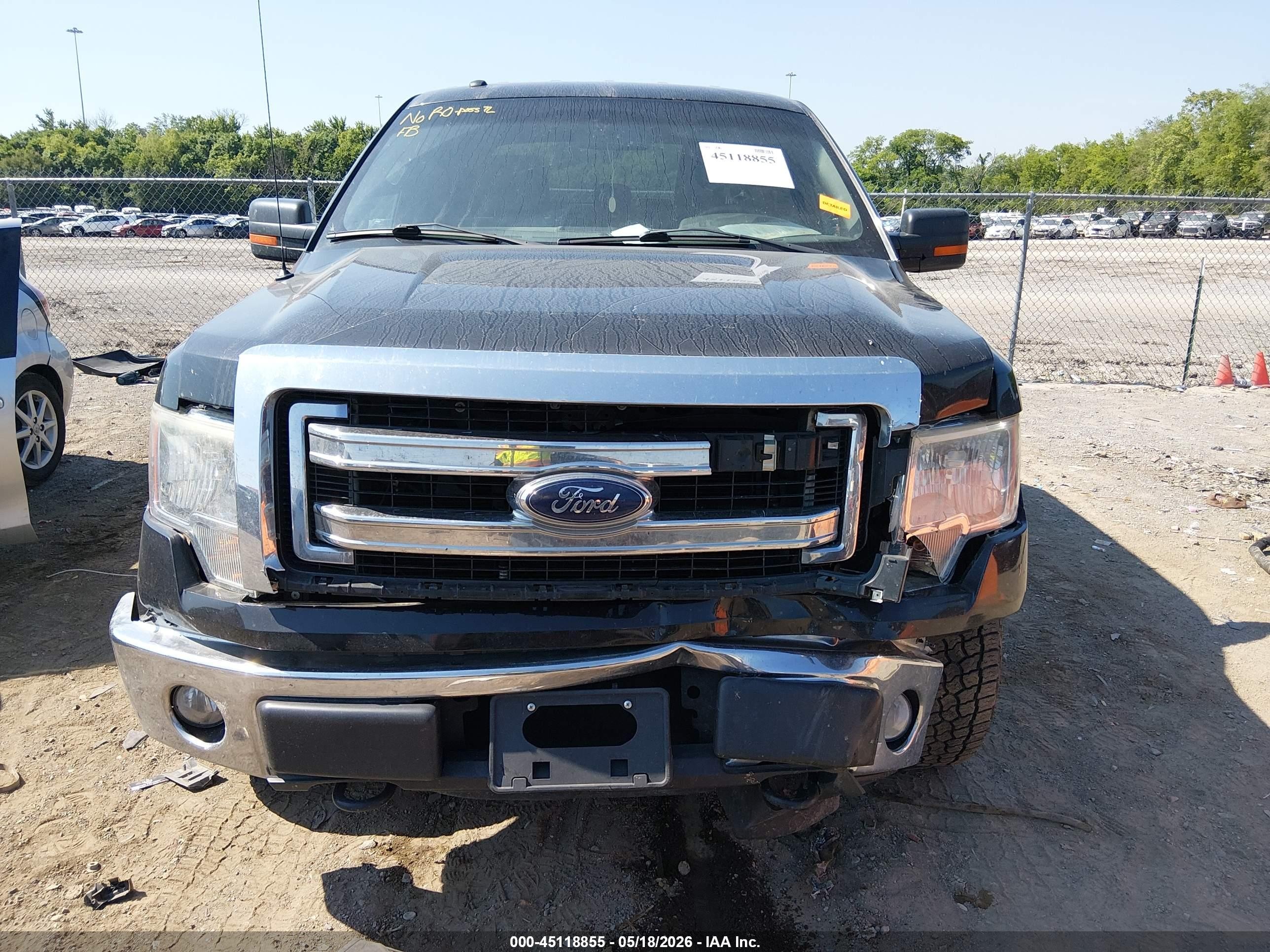 2014 Ford F-150 Xlt Black vin: 1FTFW1EF2EFA46557