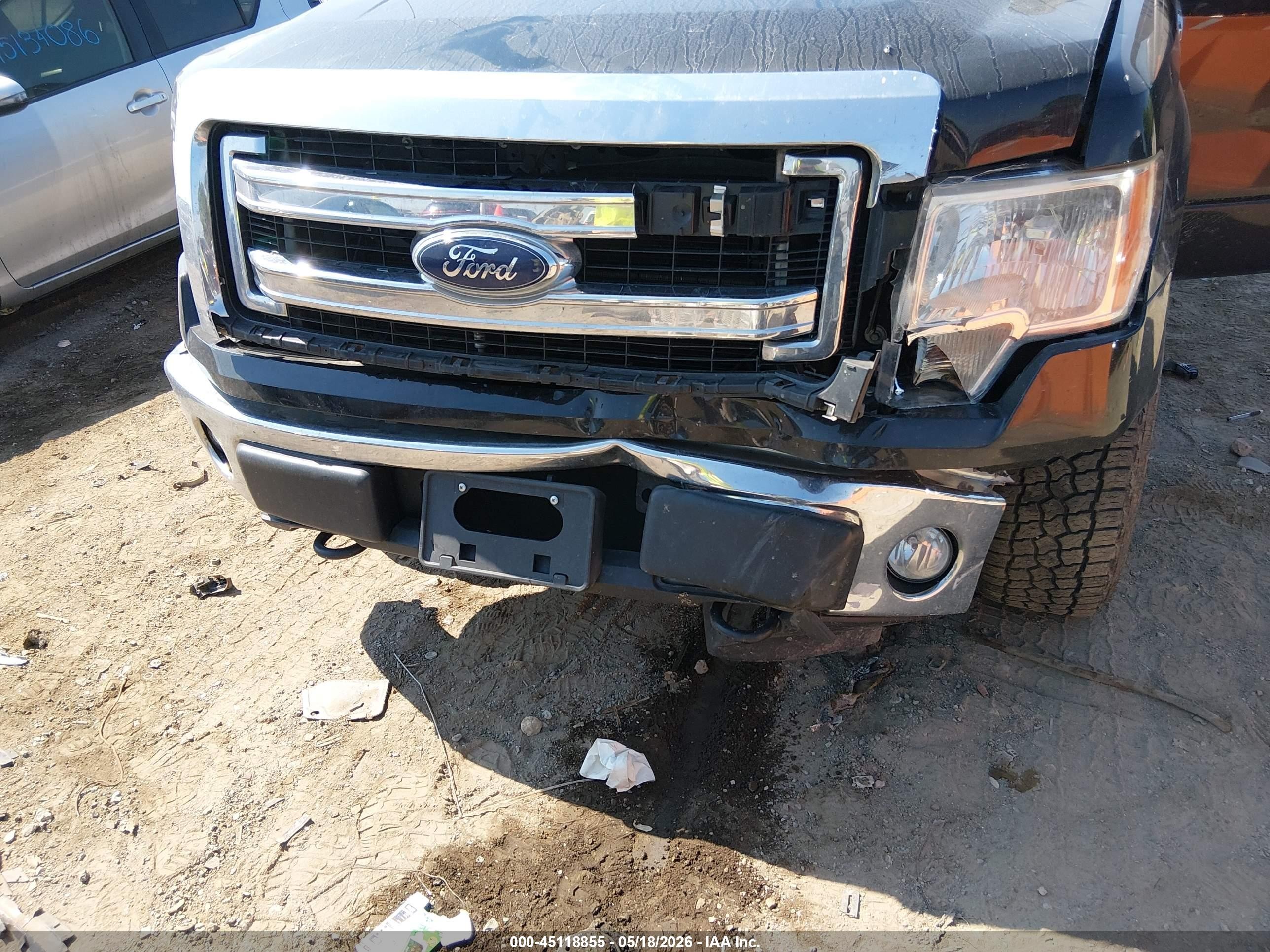 2014 Ford F-150 Xlt Black vin: 1FTFW1EF2EFA46557