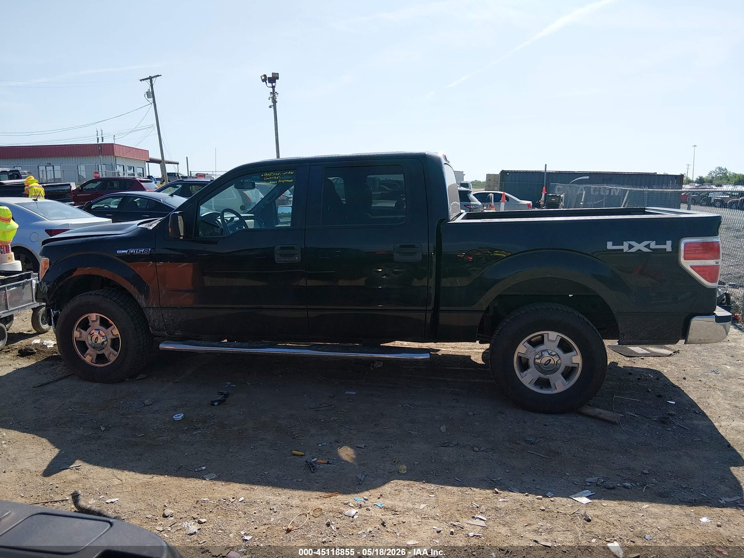 2014 Ford F-150 Xlt Black vin: 1FTFW1EF2EFA46557