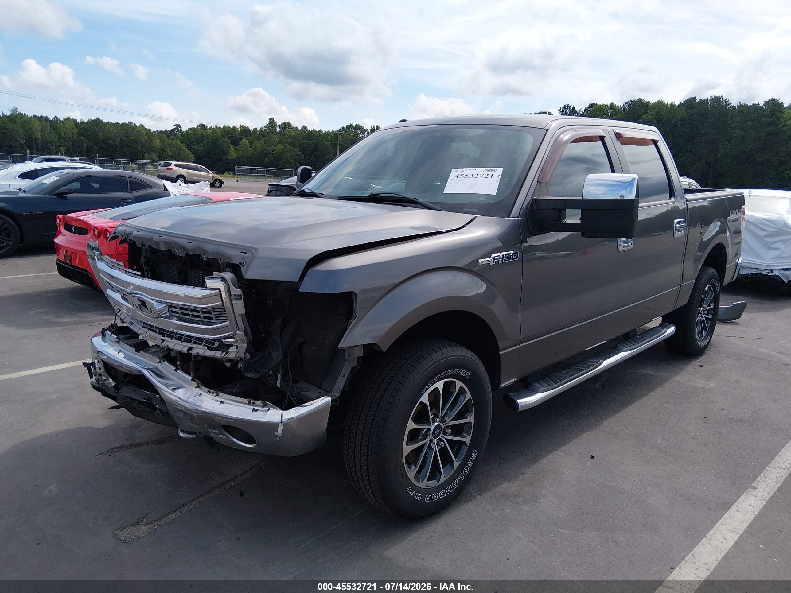 2014 Ford F-150 Fx4/king Ranch/lariat/platinum/stx/xl/xlt Gray vin: 1FTFW1EF2EFB92859
