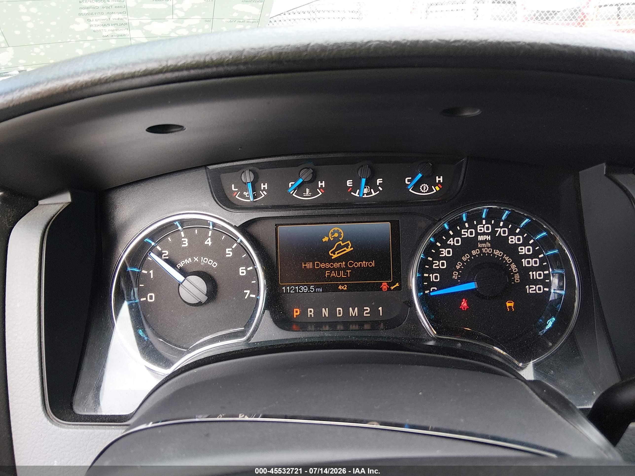2014 Ford F-150 Fx4/king Ranch/lariat/platinum/stx/xl/xlt Gray vin: 1FTFW1EF2EFB92859