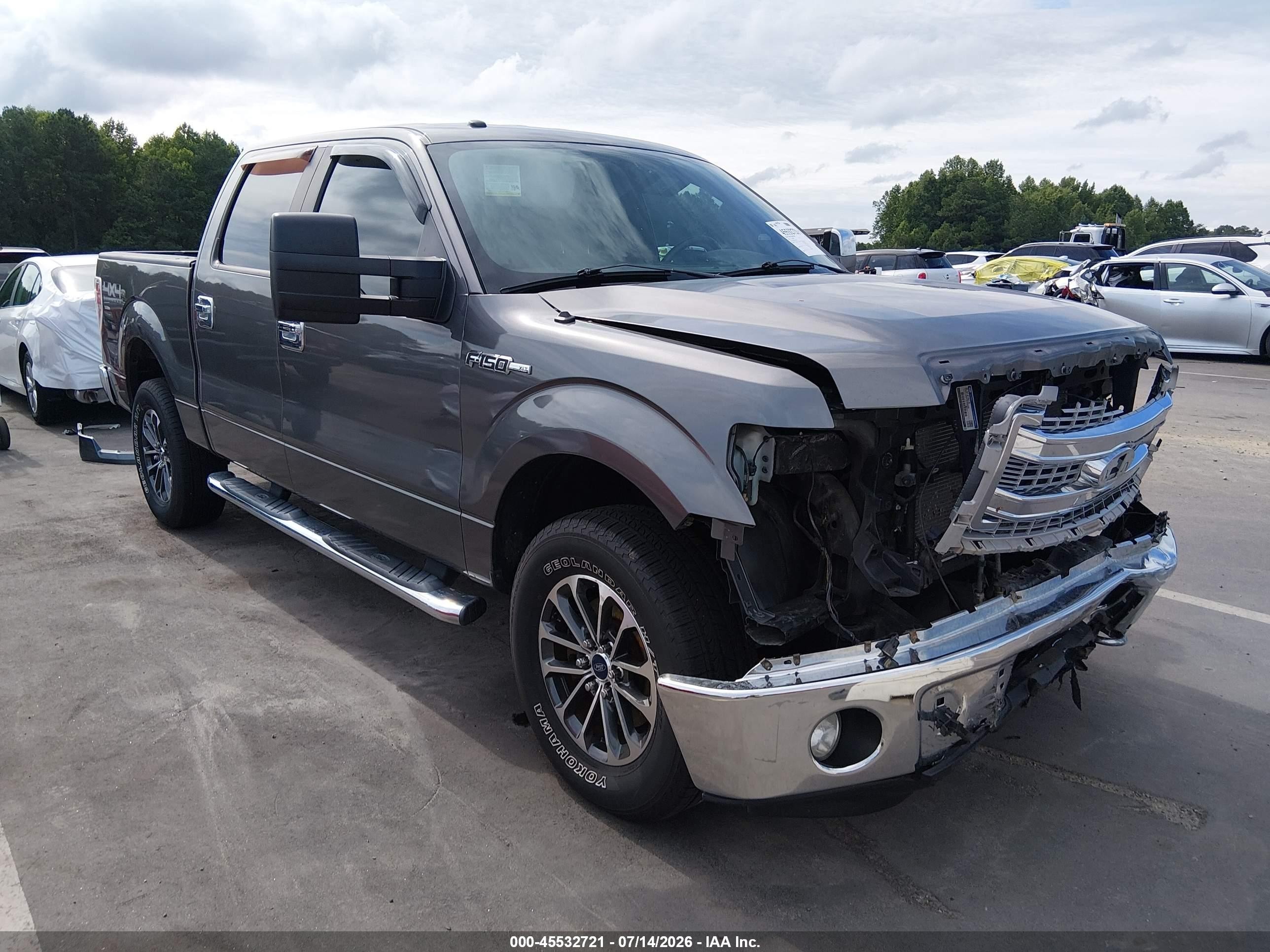 2014 Ford F-150 Fx4/king Ranch/lariat/platinum/stx/xl/xlt Gray vin: 1FTFW1EF2EFB92859