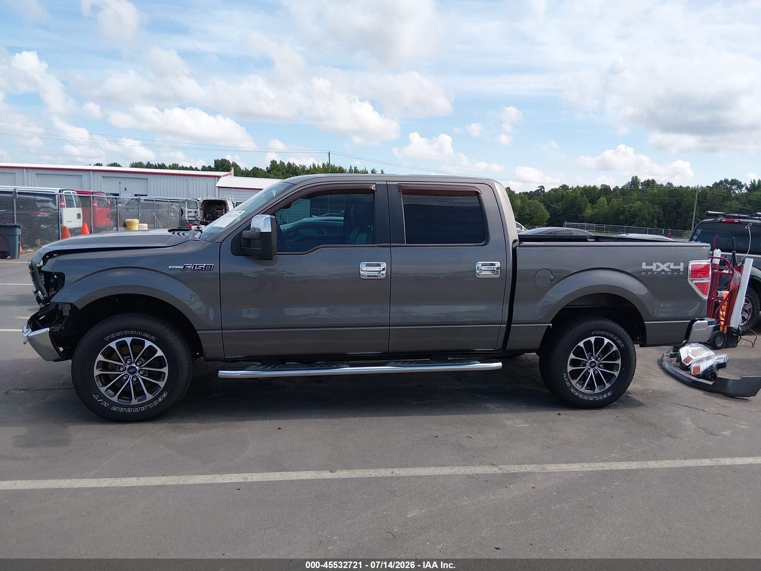 2014 Ford F-150 Fx4/king Ranch/lariat/platinum/stx/xl/xlt Gray vin: 1FTFW1EF2EFB92859