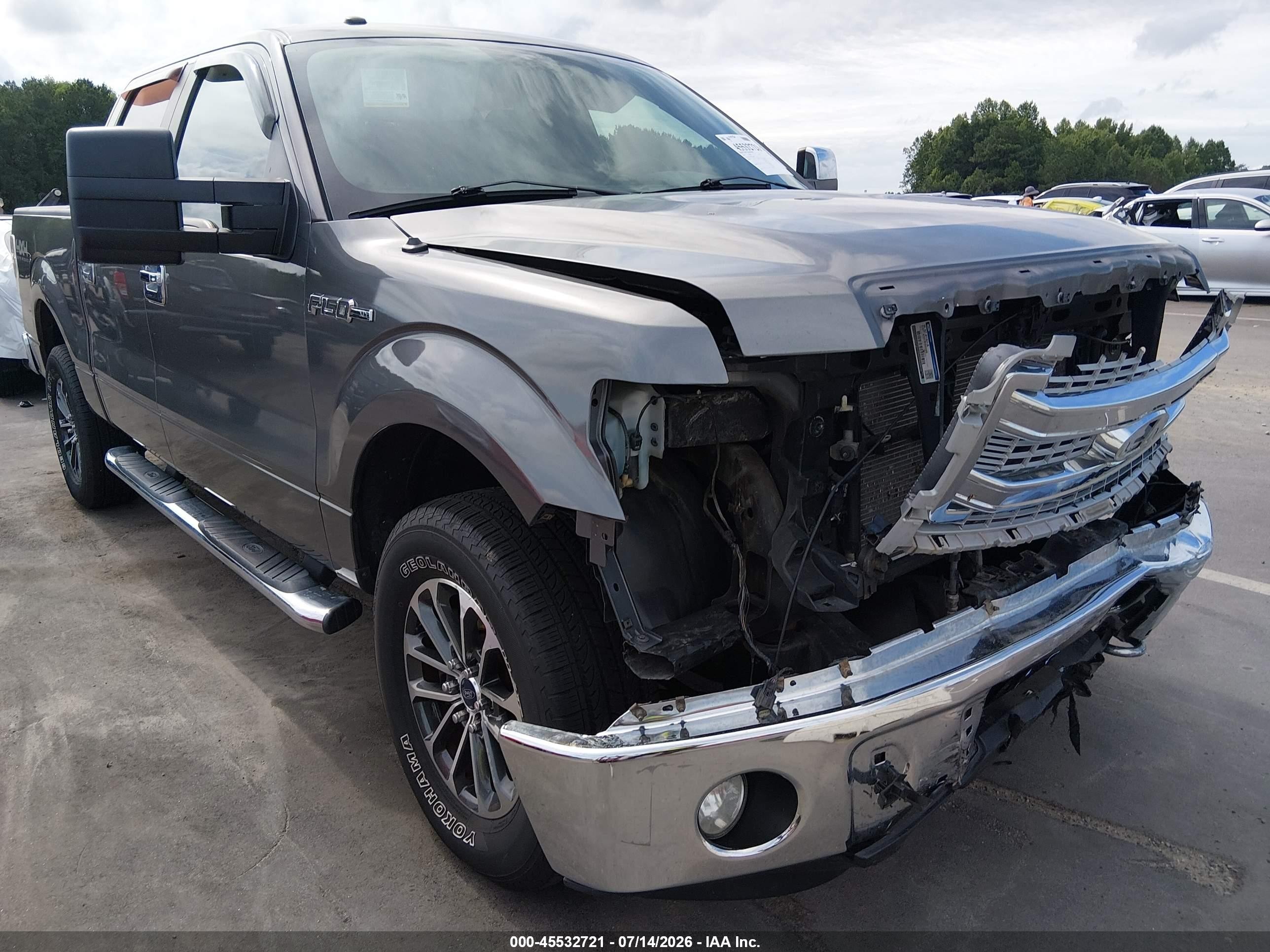 2014 Ford F-150 Fx4/king Ranch/lariat/platinum/stx/xl/xlt Gray vin: 1FTFW1EF2EFB92859