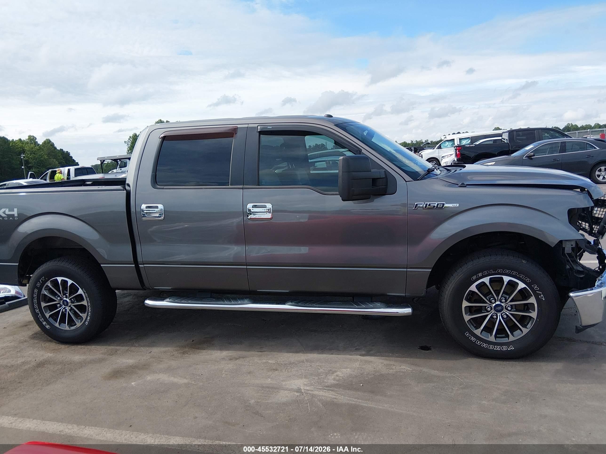 2014 Ford F-150 Fx4/king Ranch/lariat/platinum/stx/xl/xlt Gray vin: 1FTFW1EF2EFB92859