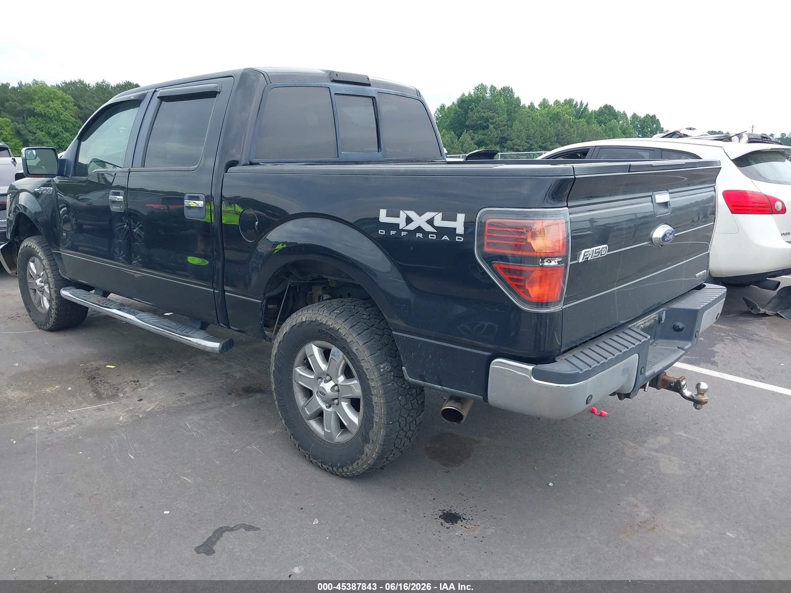 2014 Ford F-150 Xlt Black vin: 1FTFW1EF2EFC25066