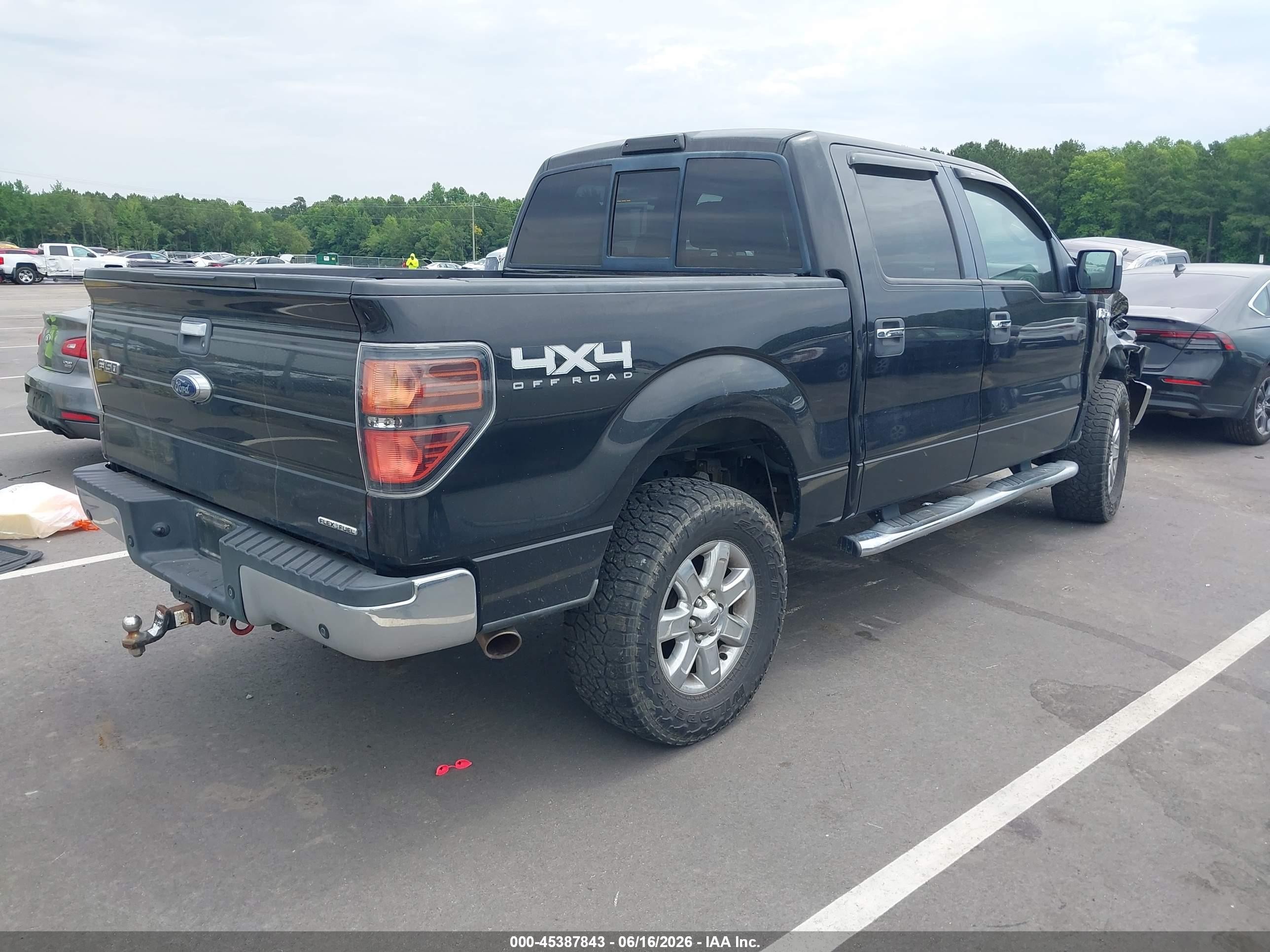 2014 Ford F-150 Xlt Black vin: 1FTFW1EF2EFC25066