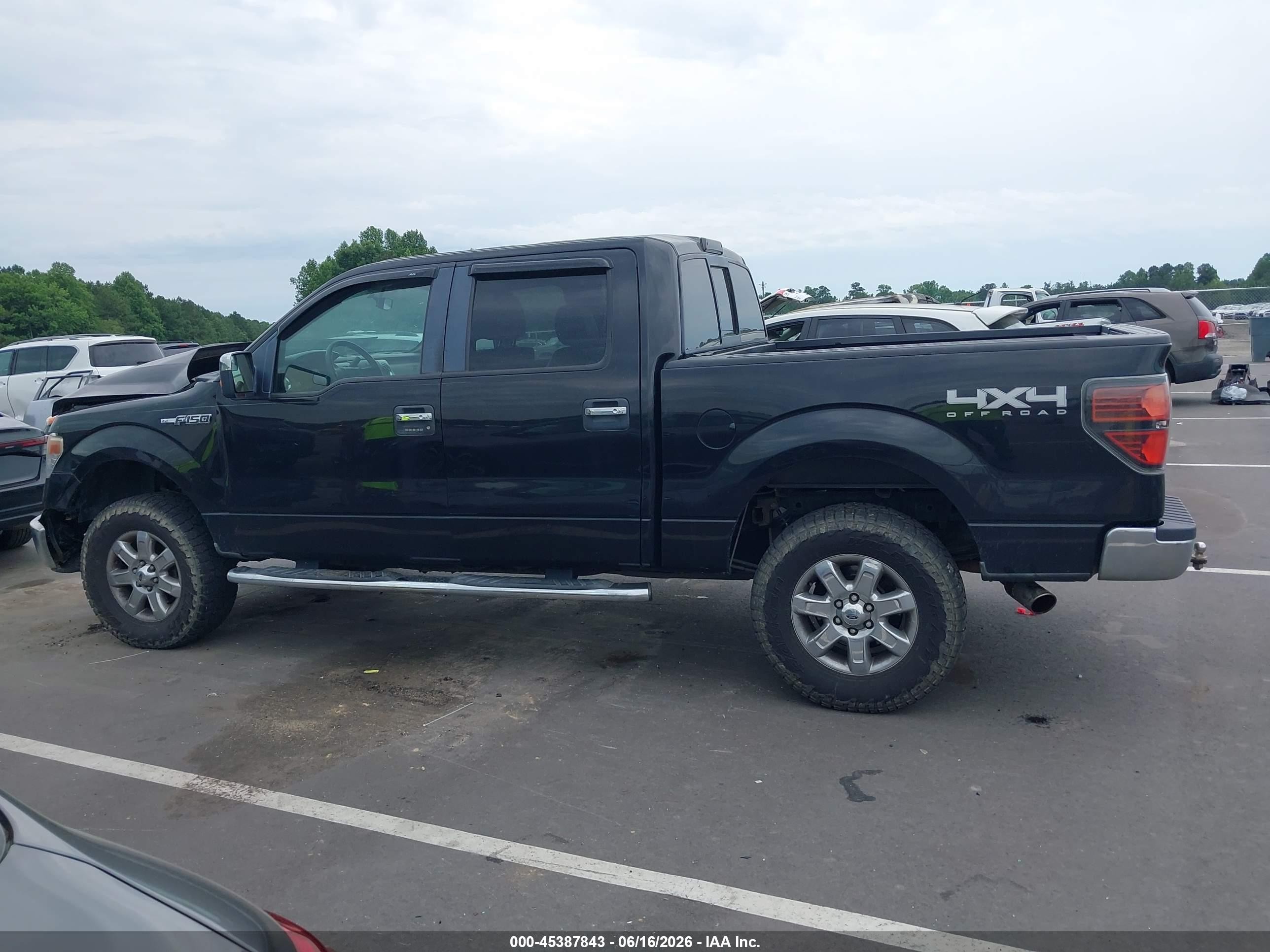 2014 Ford F-150 Xlt Black vin: 1FTFW1EF2EFC25066