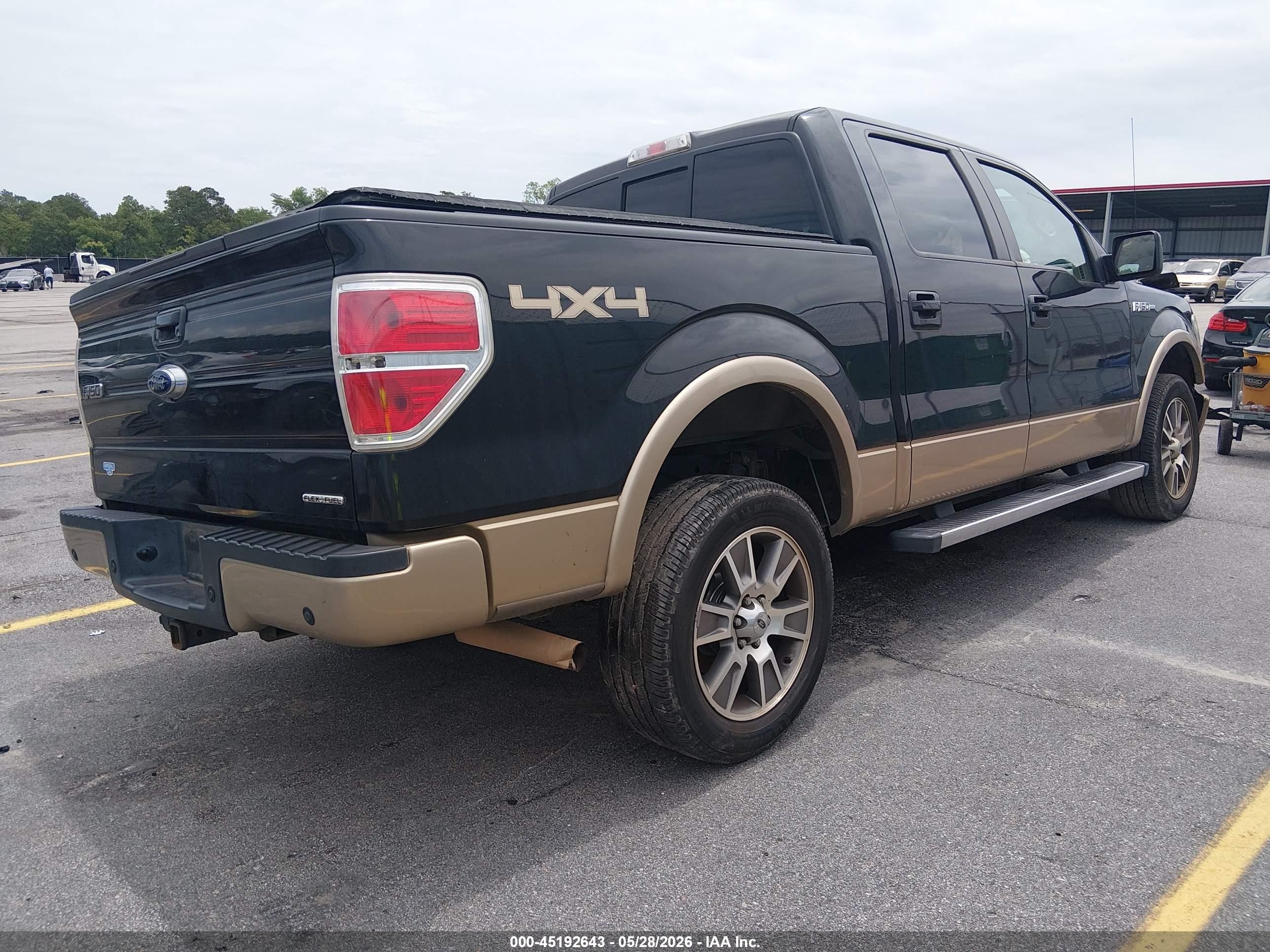 2014 Ford F-150 Lariat Black vin: 1FTFW1EF2EFC25763