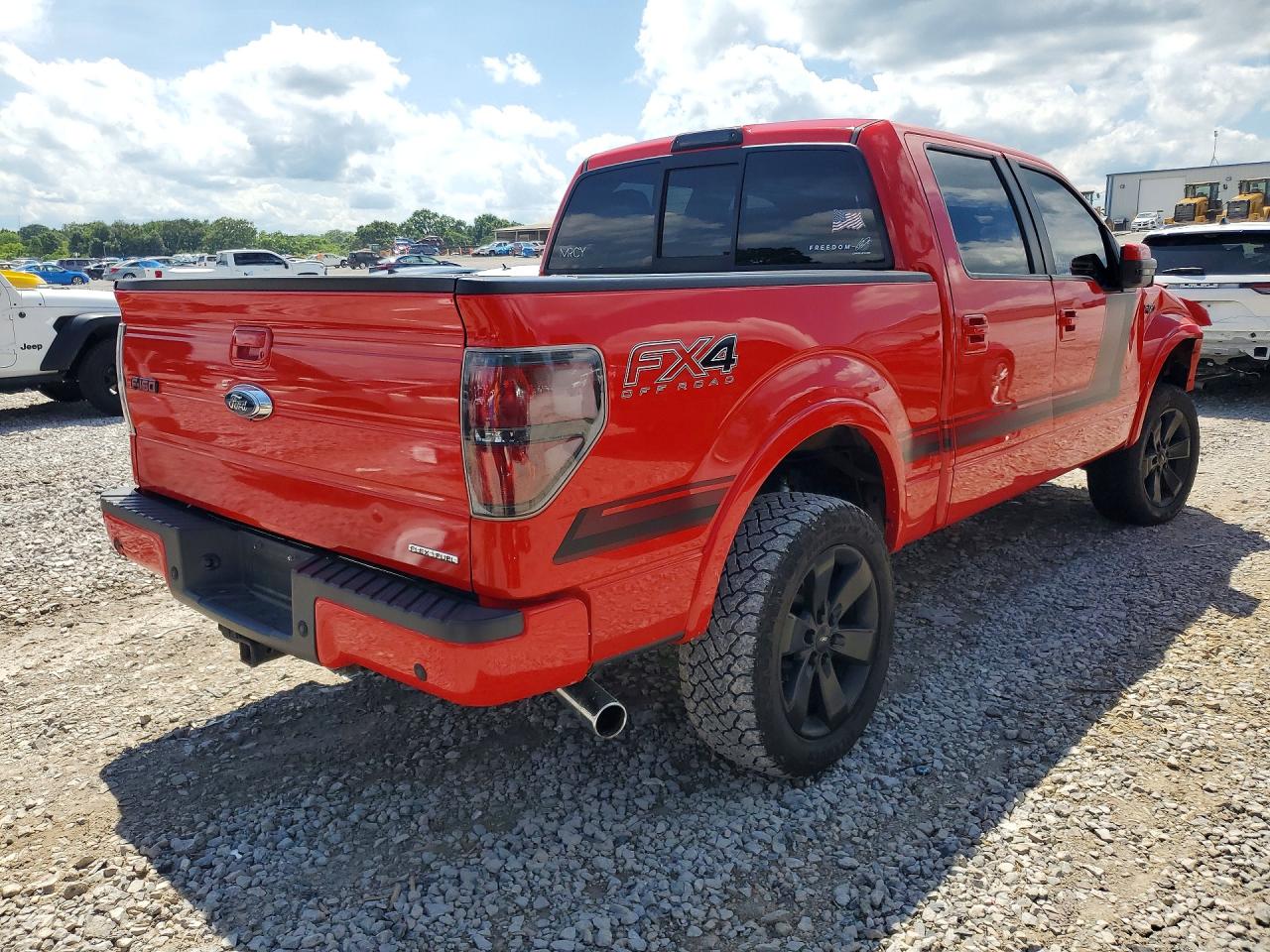 2014 Ford F150 Supercrew Red vin: 1FTFW1EF2EFC91312